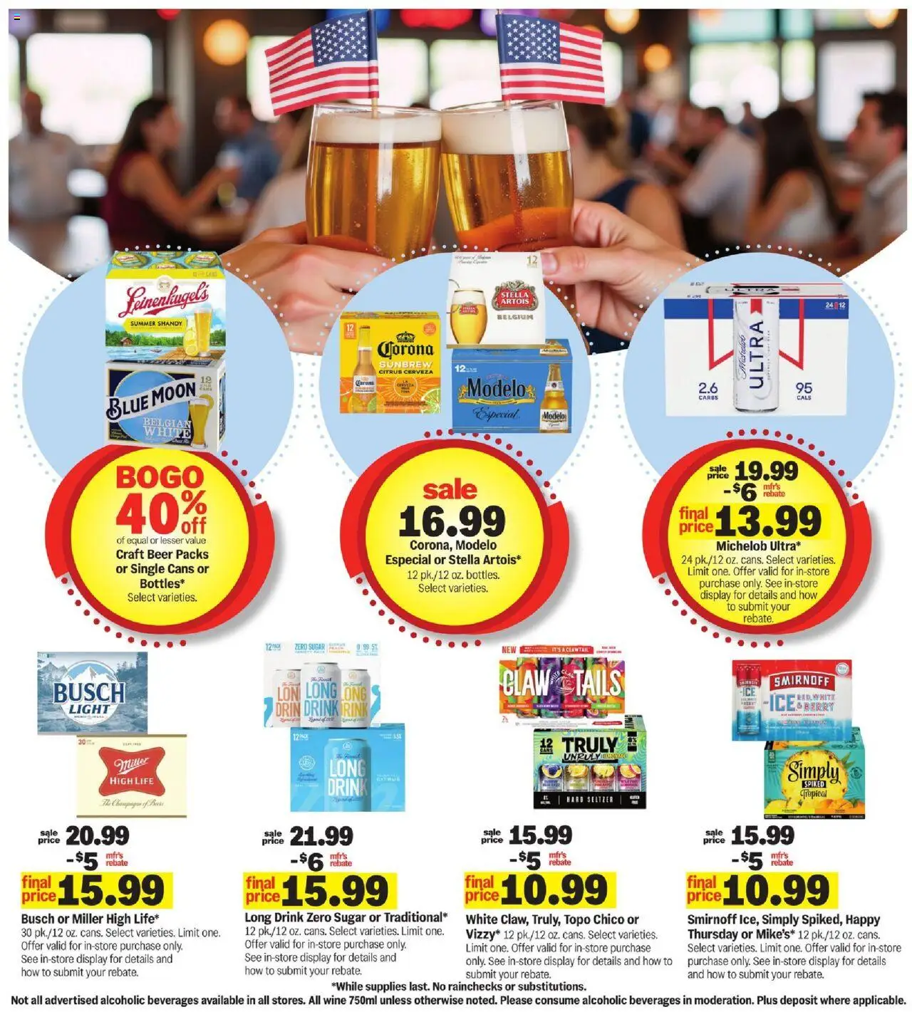 Meijer Weekly Ad - valid from 17.08.2025 | Page: 34 | Products: Wine, Beer, Sugar