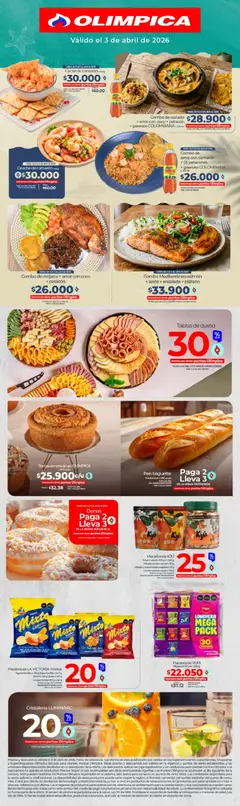 Olímpica catálogo - Viernes para festejar -  Vista previa de la revista de la tienda Olímpica valido desde el 03.04.2026 | Página: 2
