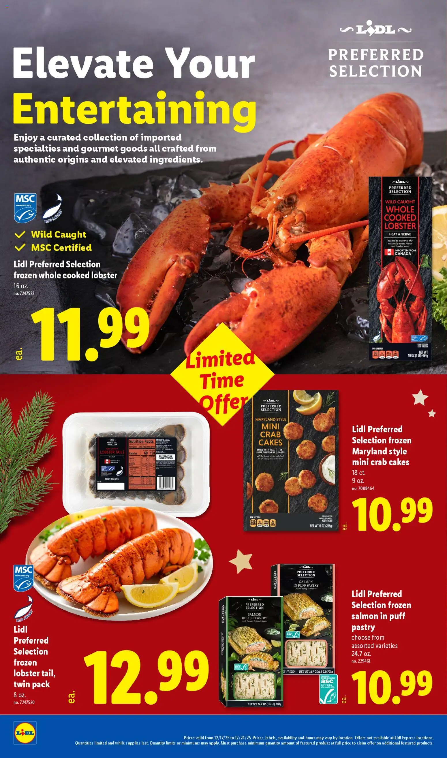 Lidl Weekly Ad - valid from 17.12.2025 | Page: 12 | Products: Spinach, Sauce, Dill, Puff Pastry
