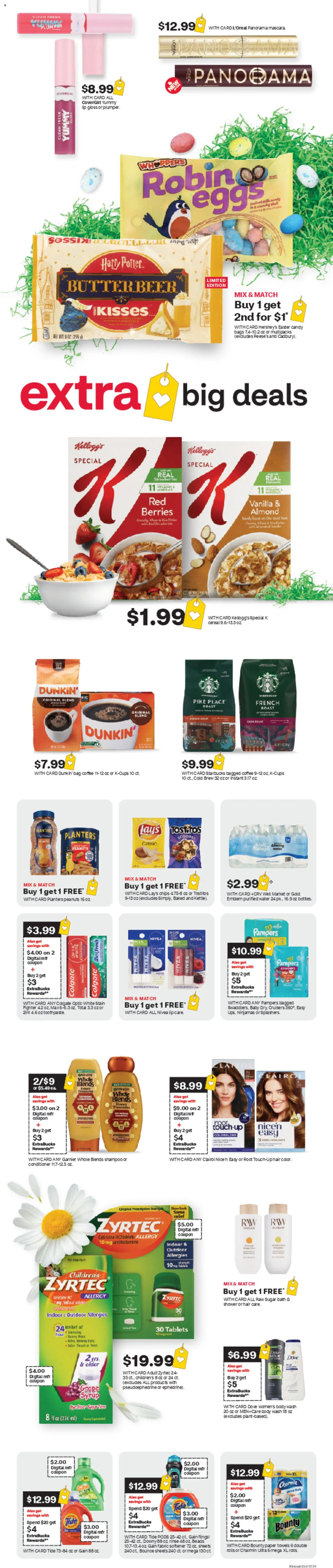 CVS Pharmacy Weekly Ad - KS - valid from 29.03.2026 | Page: 3 | Products: Berries, Chips, Water, Bag