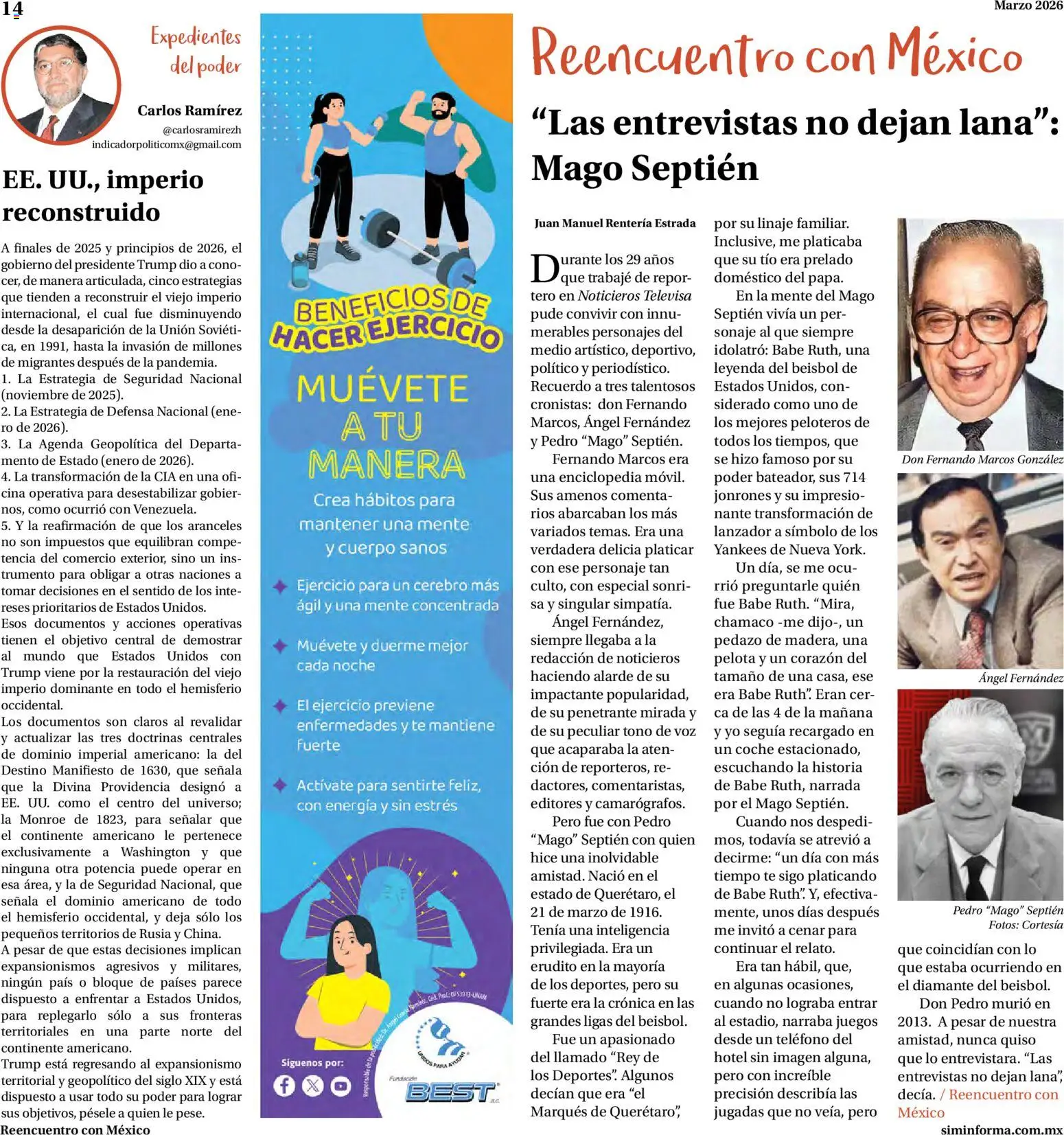 Nuevas ofertas de Farmacias Similares válidas en toda la República Mexicana desde el 01.03.2026. ¡Encuentra las mejores ofertas en Farmacias Similares catálogo! | Página: 14 | Productos: Pelota, Agenda, Té, Teléfono