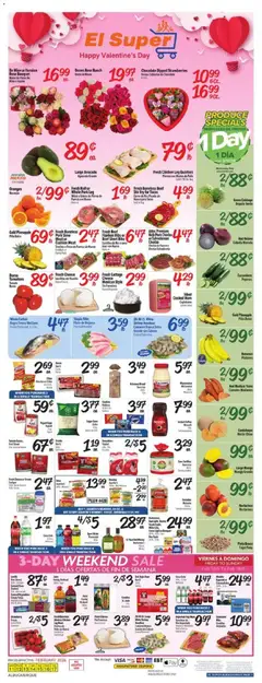 Preview of El Super weekly ads valid from 11.02.2026