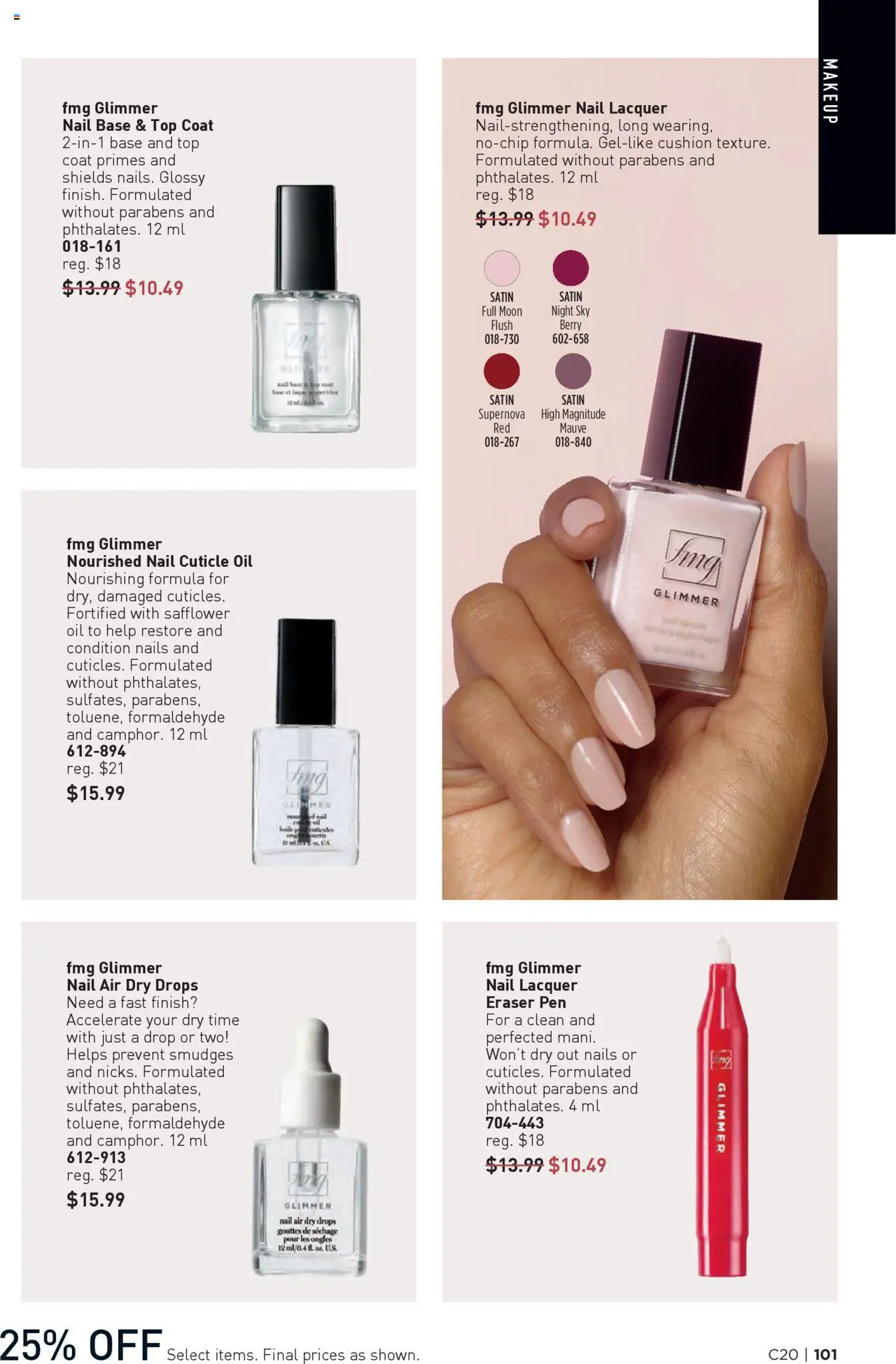 Avon flyer valid from 25.09.2025 | Page: 101 | Products: Nail polish, Oil, Coat
