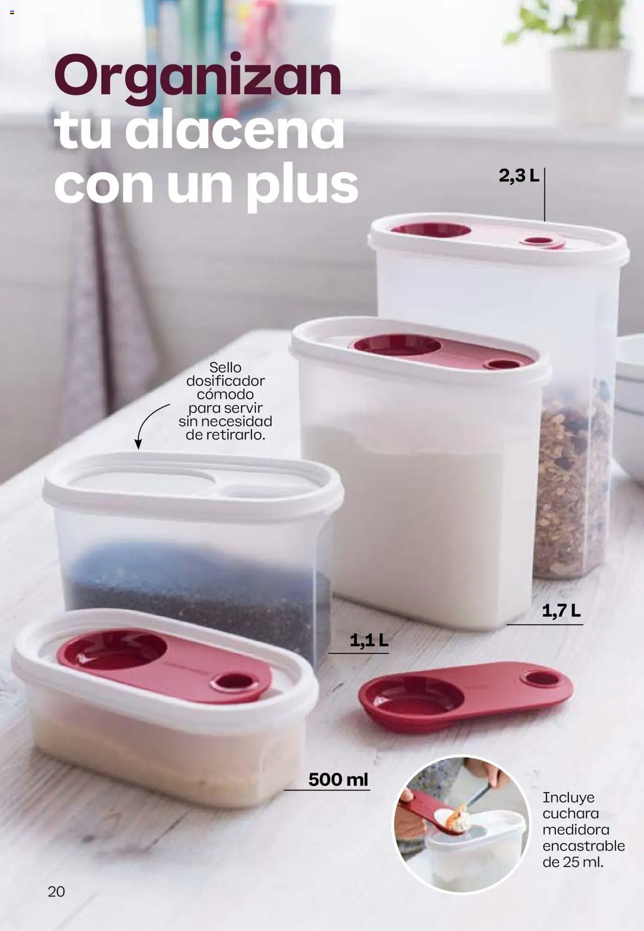 Tupperware Folleto │ válido desde el 11.08.2025 | Página: 21 | Productos: Cuchara, Alacena