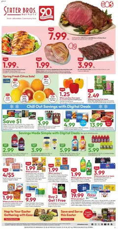 Preview of Stater Bros weekly ads valid from 25.03.2026