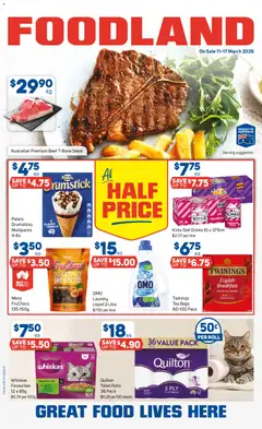 Preview of Foodland catalogue  - valid from 11.03.2026