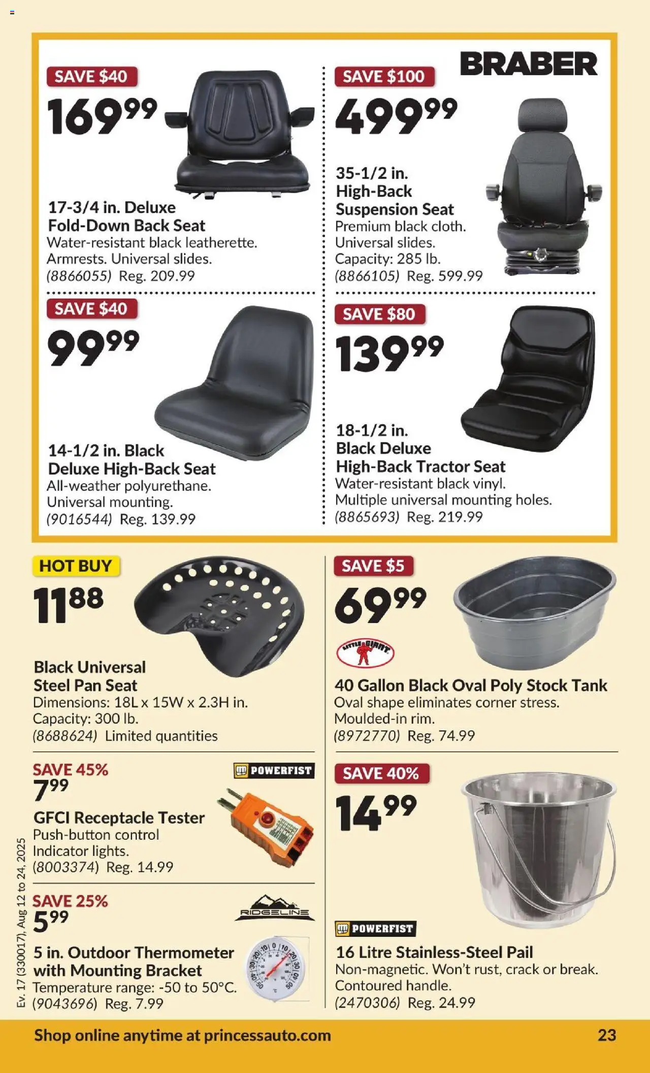 Princess Auto flyer valid from 12.08.2025 | Page: 27
