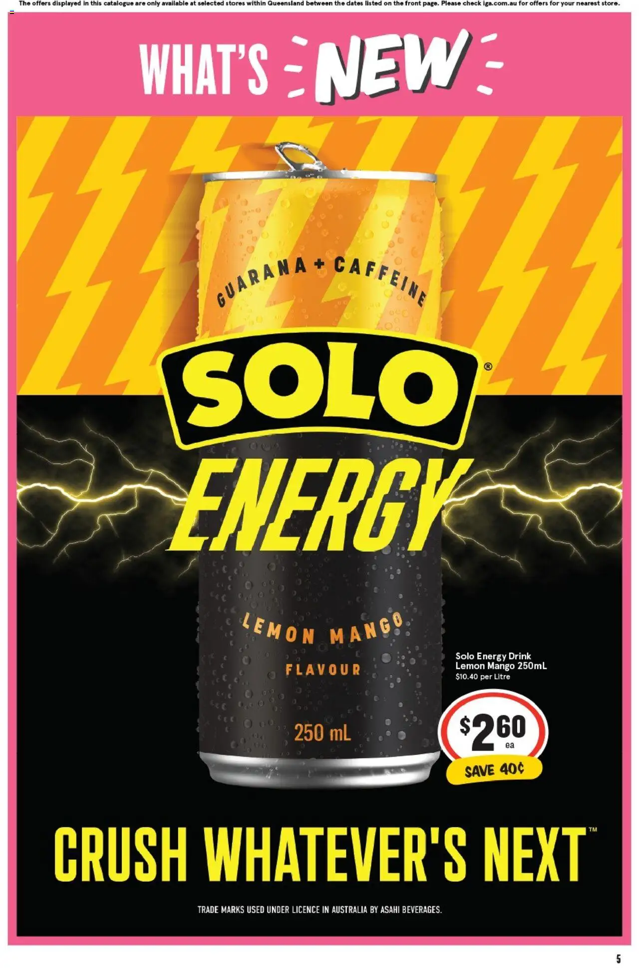 IGA catalogue - valid from 01.10.2025 | Page: 8 | Products: Energy drink