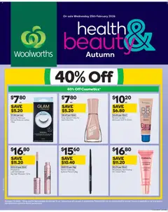 Preview of Woolworths Autumn Health & Beauty Catalogue - valid from 25.02.2026