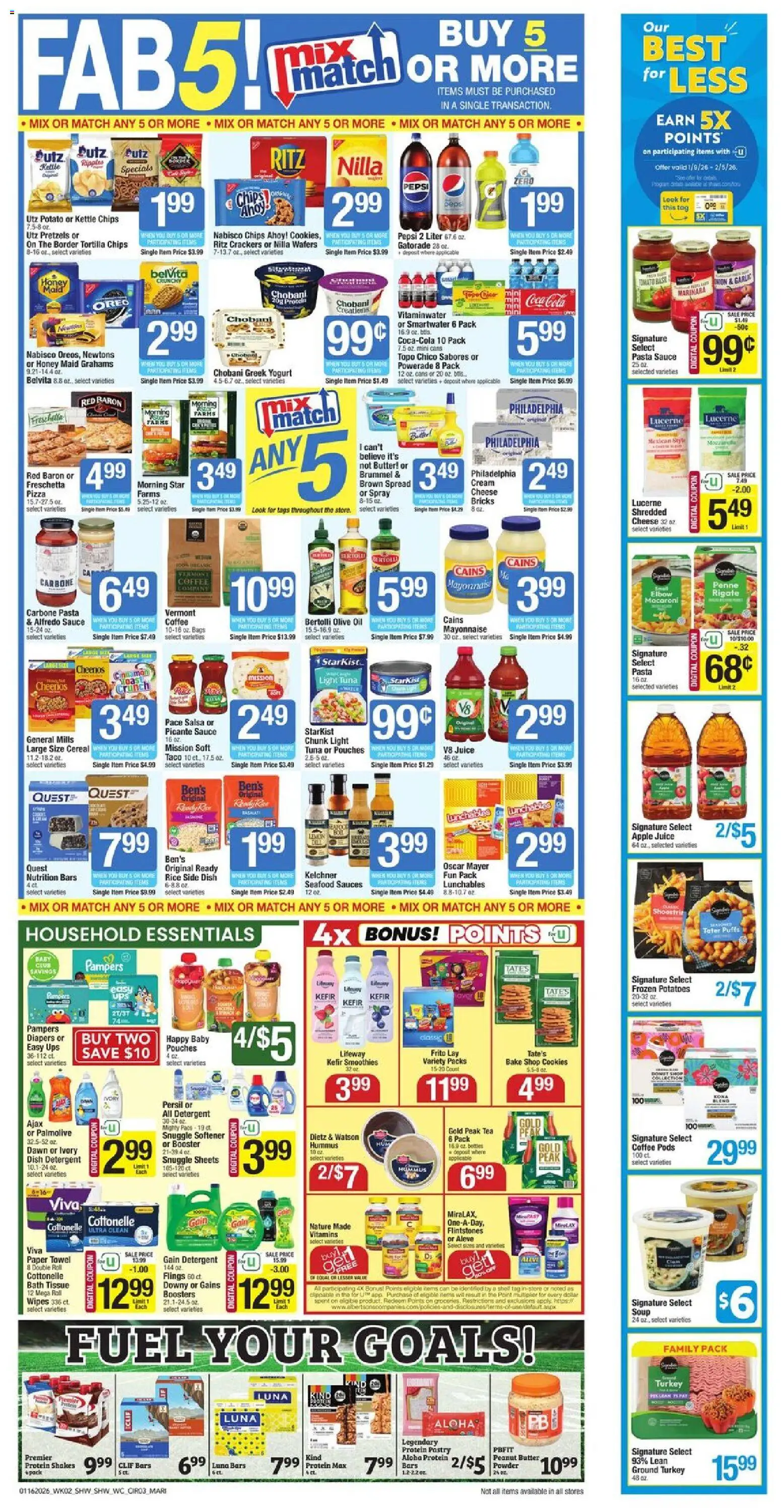 Star Market Weekly Ad - valid from 16.01.2026 | Page: 3 | Products: Coffee, Rice, Cream, Cookies