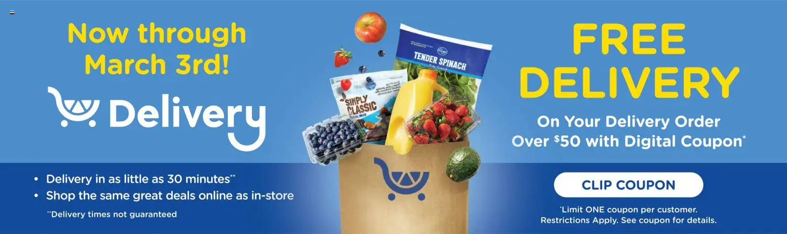 Mariano's Weekly Ad - valid from 25.02.2026 | Page: 5 | Products: Spinach, Clip