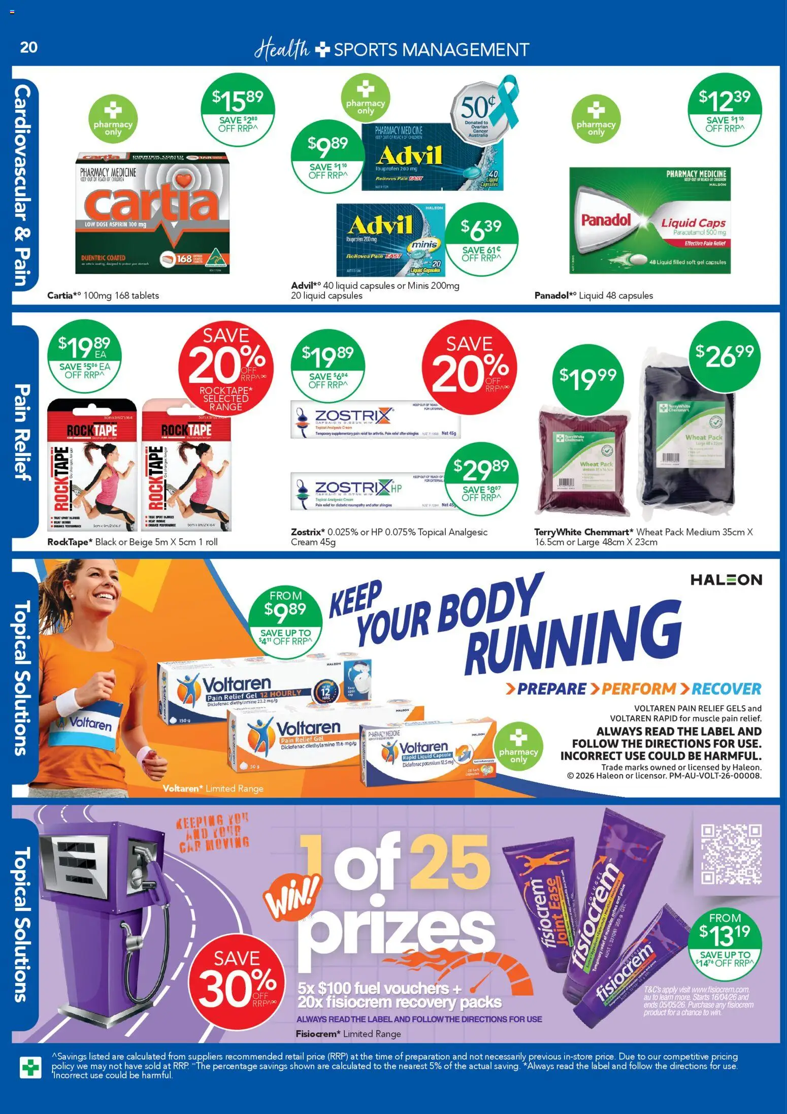 Terry White catalogue - valid from 16.04.2026 | Page: 20 | Products: Cream, Wheat, Tablets, Pain relief