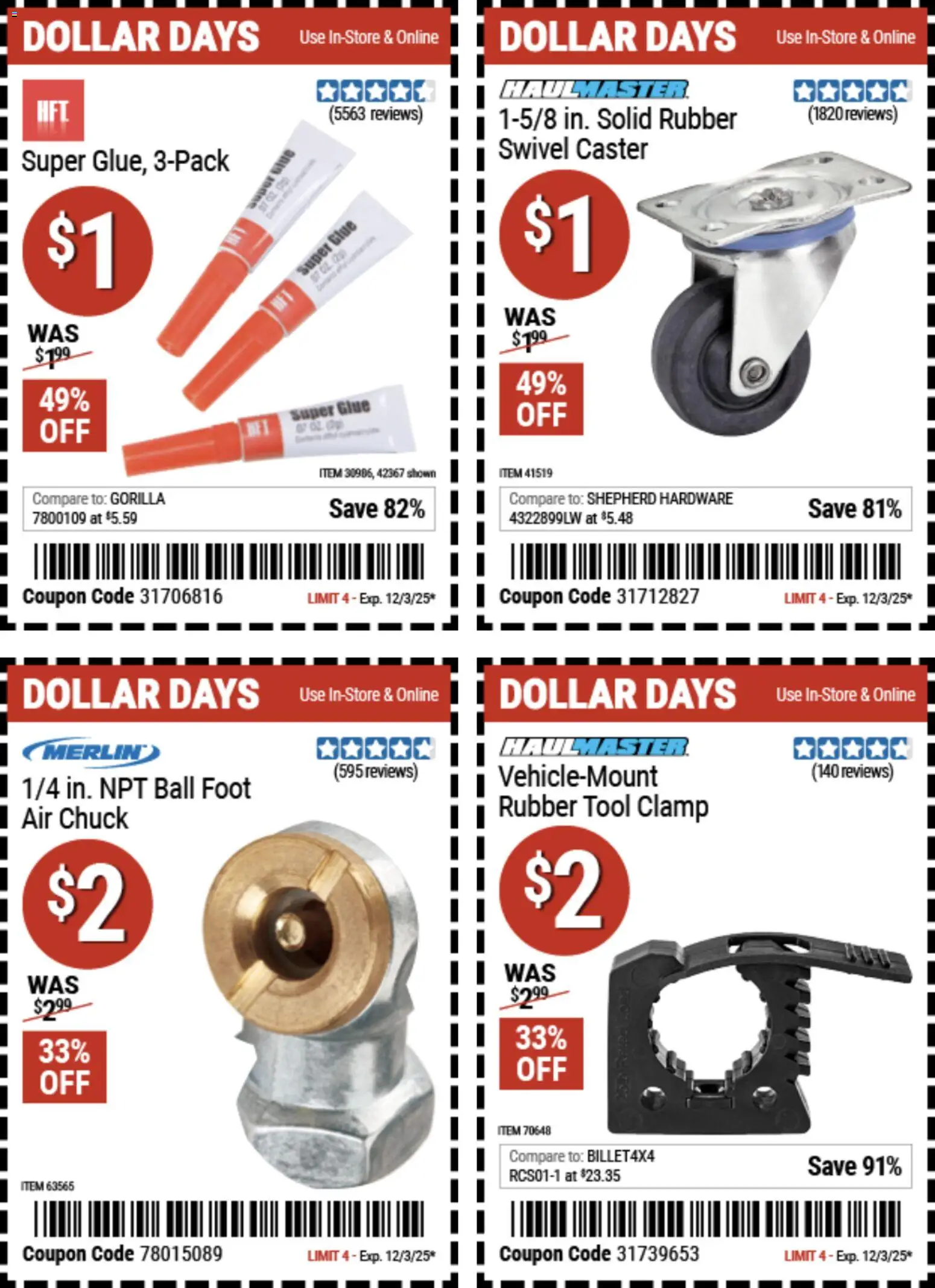 Harbor Freight Dollar Days - valid from 20.11.2025 | Page: 4