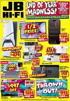 Preview of JB Hi-Fi End of Year Madness Catalogue - valid from 26.12.2025