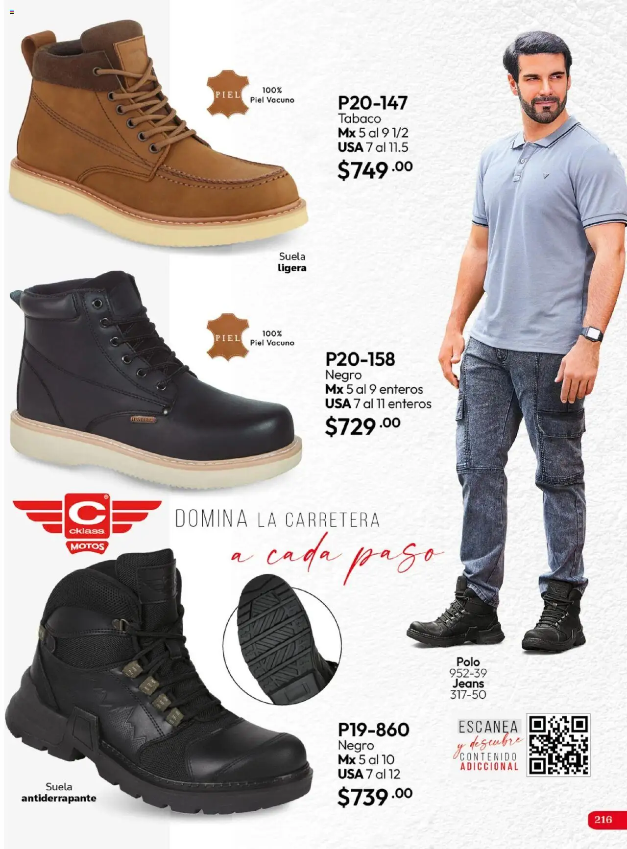 Nuevas ofertas de Cklass válidas en toda la República Mexicana desde el 16.09.2025. ¡Encuentra las mejores ofertas en Cklass - Catálogo Invierno Calzado! | Página: 217