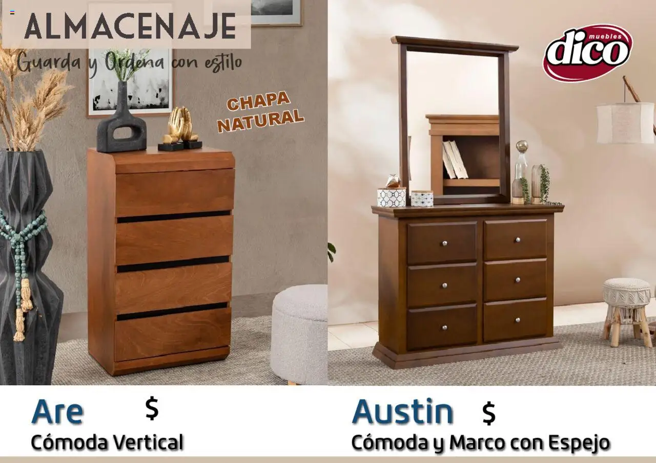 Nuevas ofertas de Muebles Dico válidas en toda la República Mexicana desde el 12.02.2025. ¡Encuentra las mejores ofertas en Muebles Dico catálogo Almacenaje! | Página: 44 | Productos: Chapa, Espejo