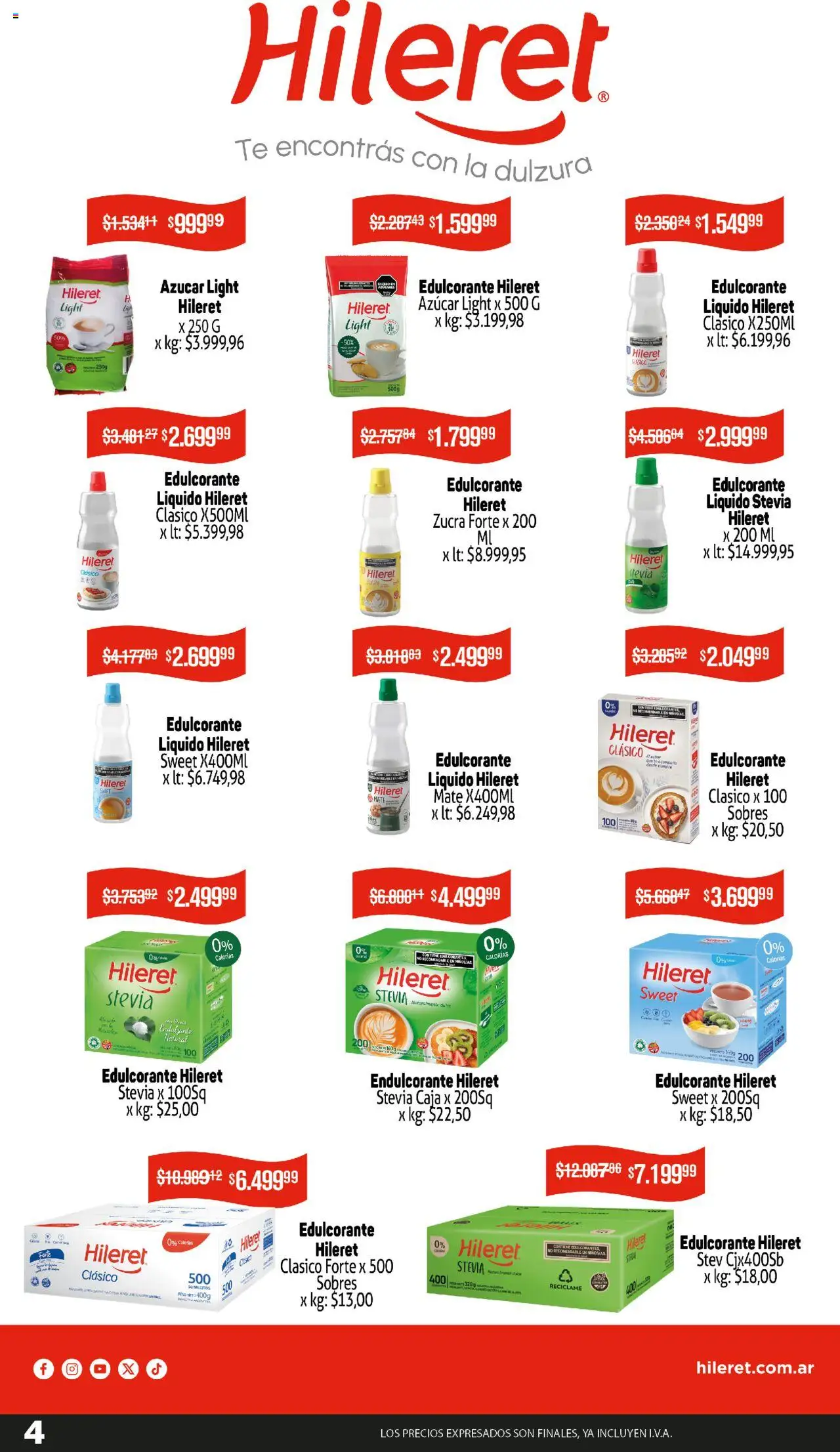 Makro ofertas Especiales │ válido desde el 14.08.2025 | Página: 4 | Productos: Peso, Caja, Azucar, Té