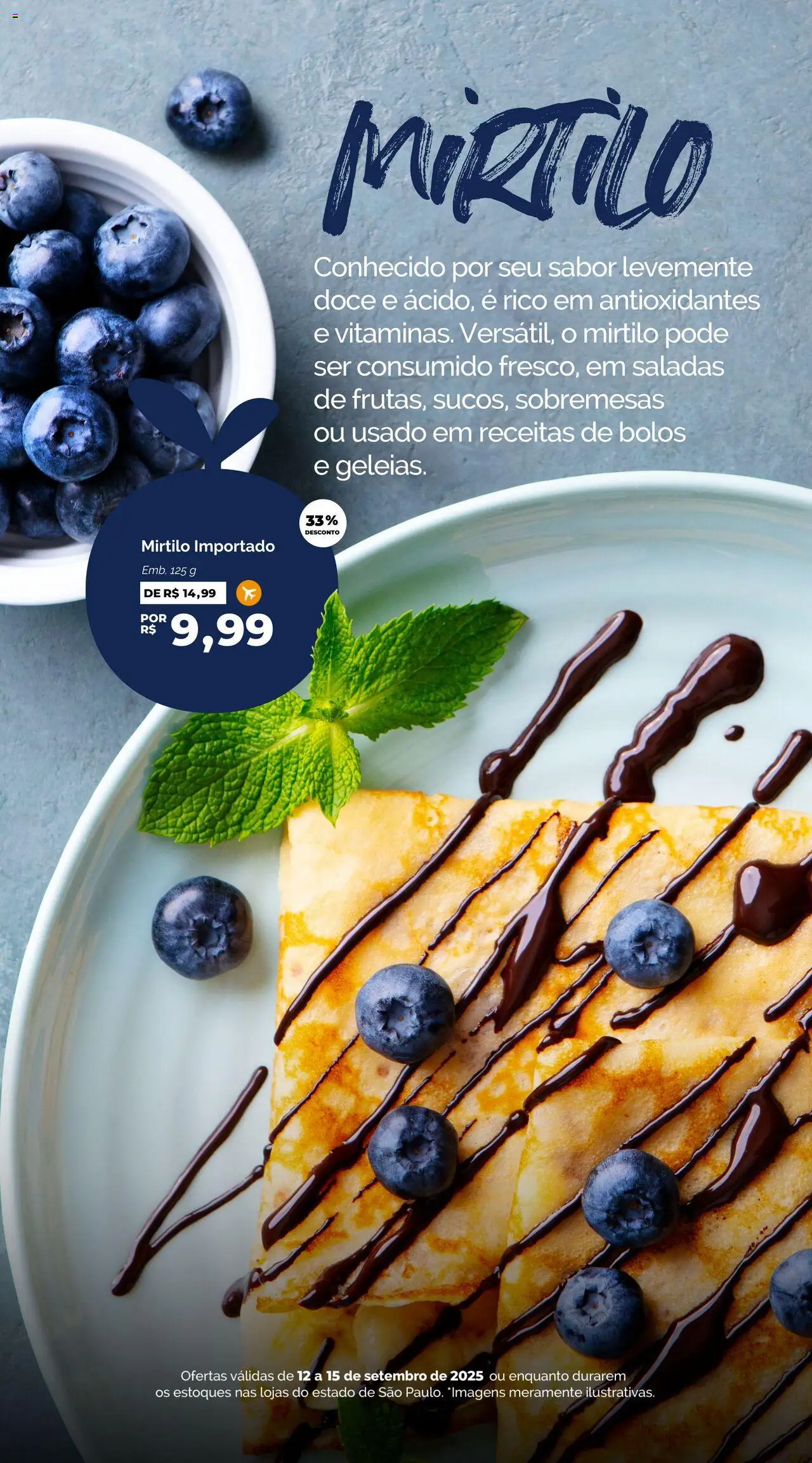 Oba Hortifruti Folheto - válido de 12.09.2025 | Página: 2 | Produtos: Mirtilo