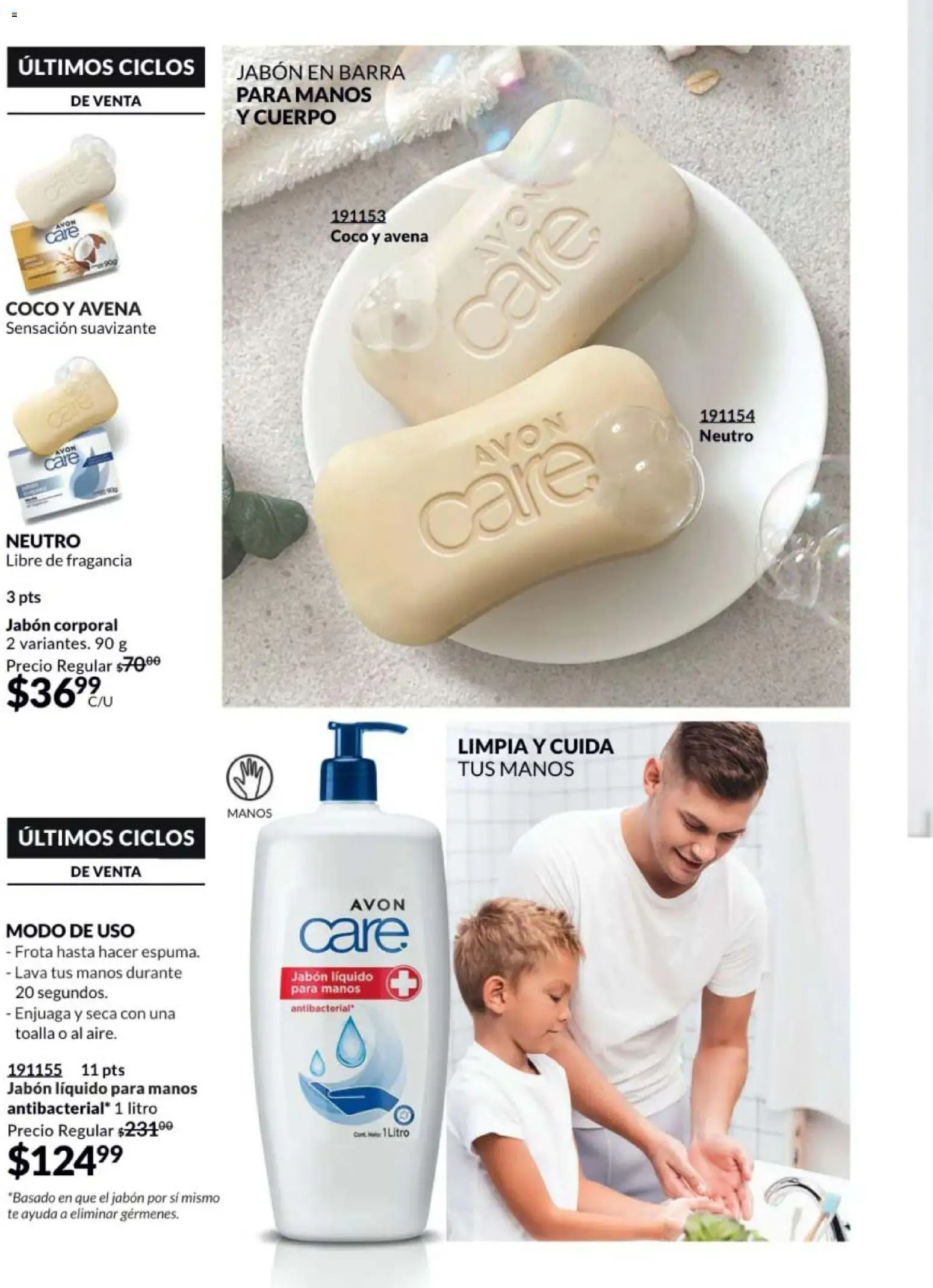 Nuevas ofertas de AVON válidas en toda la República Mexicana desde el 13.03.2026. ¡Encuentra las mejores ofertas en AVON campaña 5 2026! | Página: 180 | Productos: Avena, Suavizante, Toalla, Fragancia