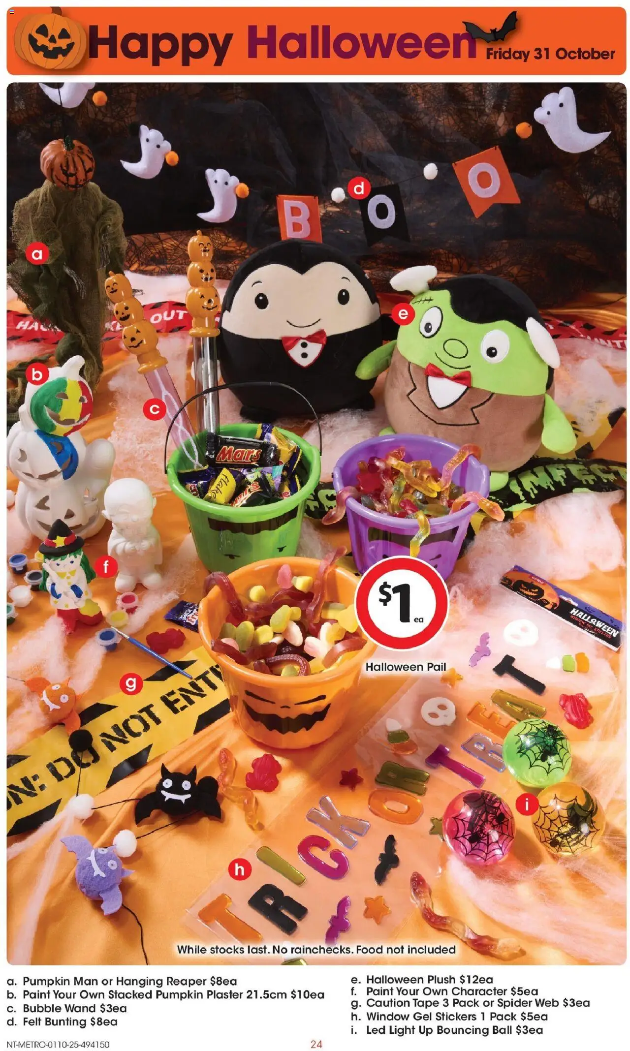 Coles catalogue - valid from 01.10.2025 | Page: 24 | Products: Light, Window, Pumpkin