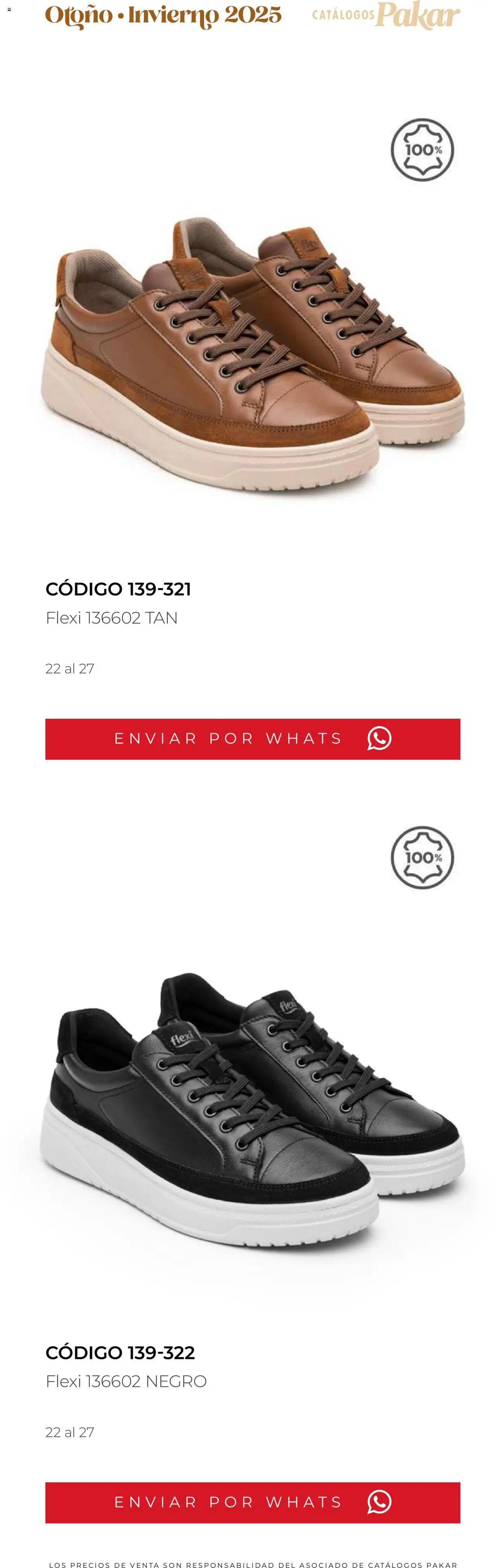 Nuevas ofertas de SC Pakar válidas en toda la República Mexicana desde el 10.10.2025. ¡Encuentra las mejores ofertas en SC Pakar - Catálogo Flexi otoño / invierno! | Página: 139