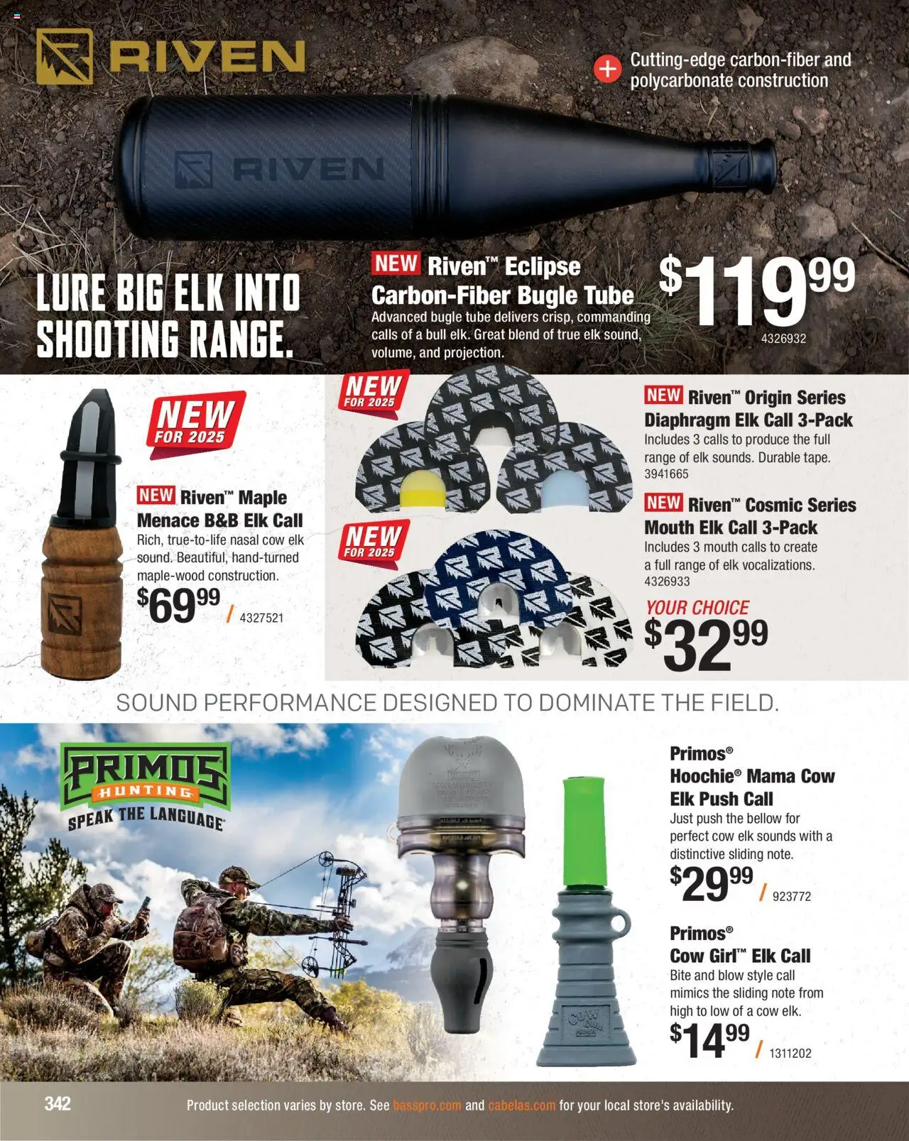 Cabela's Hunting Master 25 - valid from 11.08.2025 | Page: 342 | Products: Lure