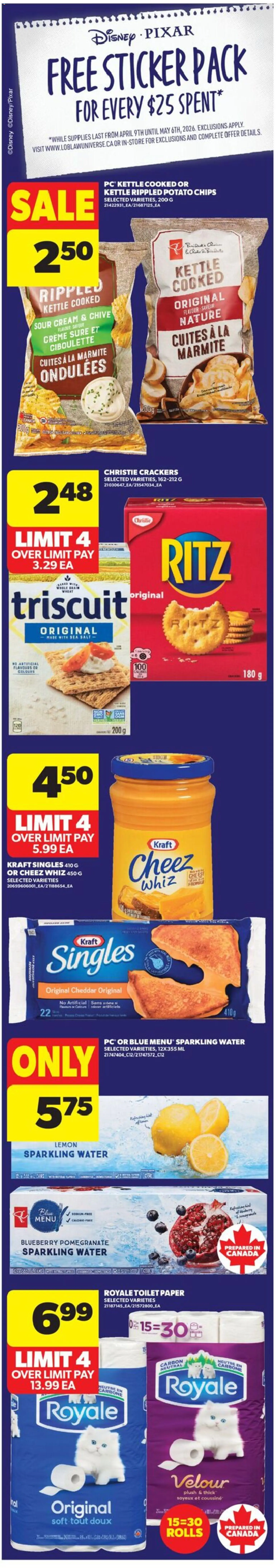 Real Canadian Superstore flyer valid from 23.04.2026 | Page: 3 | Products: Sour cream, Chips, Cream, Kettle