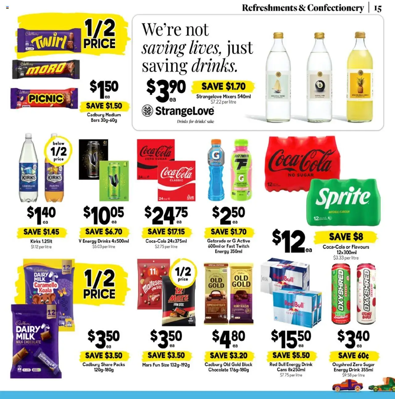 Drakes catalogue - valid from 15.10.2025 | Page: 15 | Products: Milk, Dairy, Energy drink, Sugar