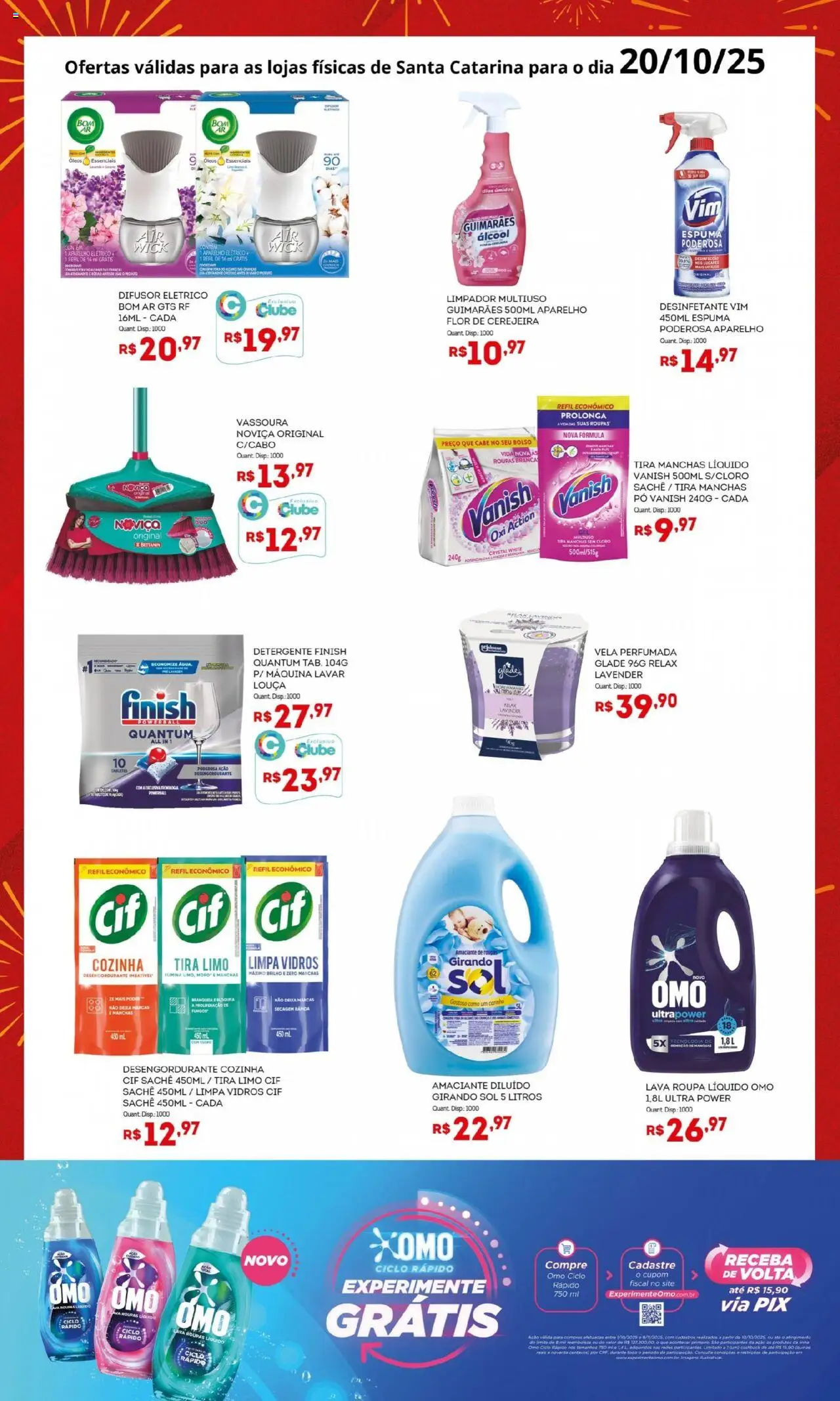 Bistek Supermercados Folheto - válido de 20.10.2025 | Página: 2 | Produtos: Girando sol, Vanish, Amaciante, Desinfetante