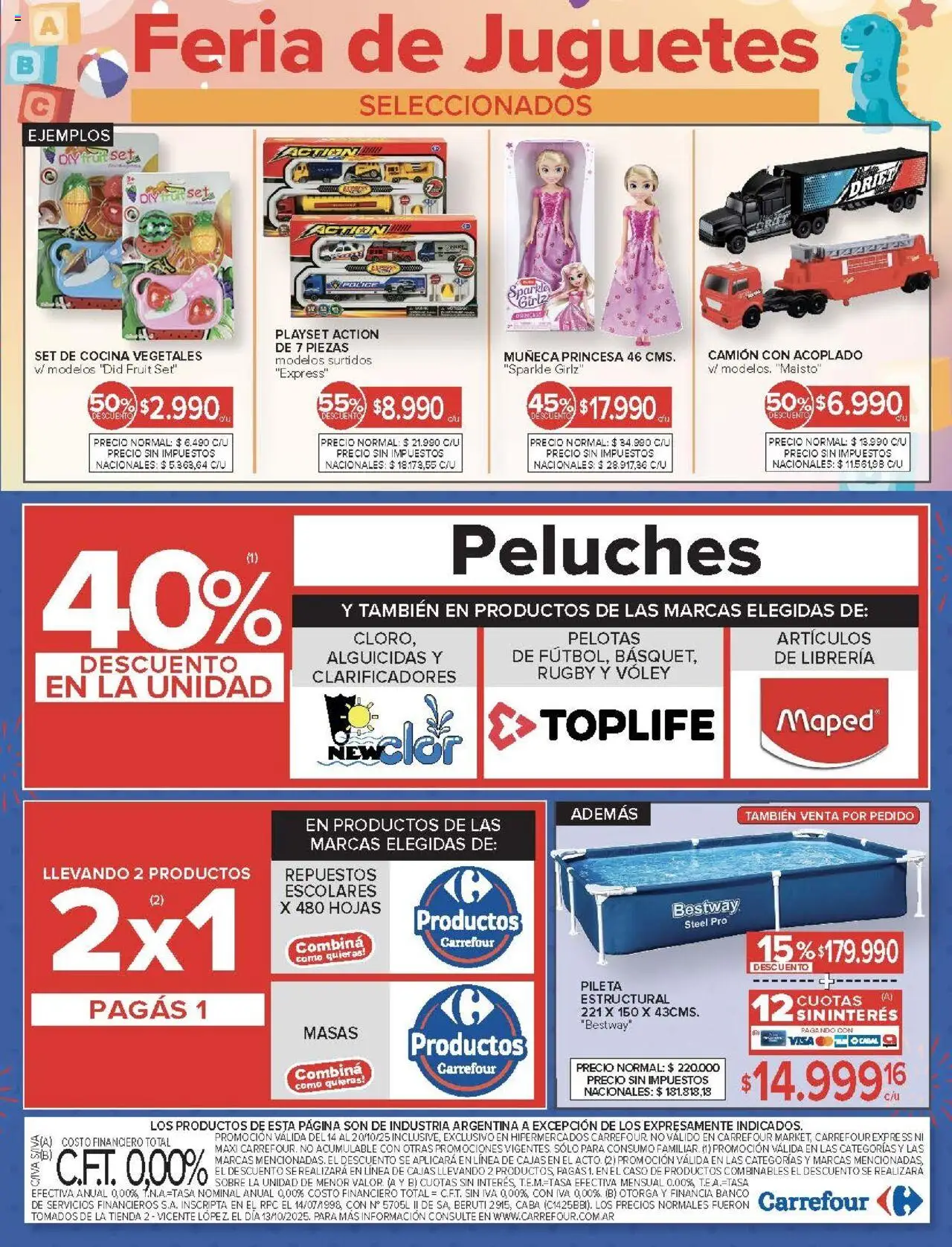 Carrefour ofertas │ válido desde el 14.10.2025 | Página: 25 | Productos: Cocina, Banco, Sobre, Pileta
