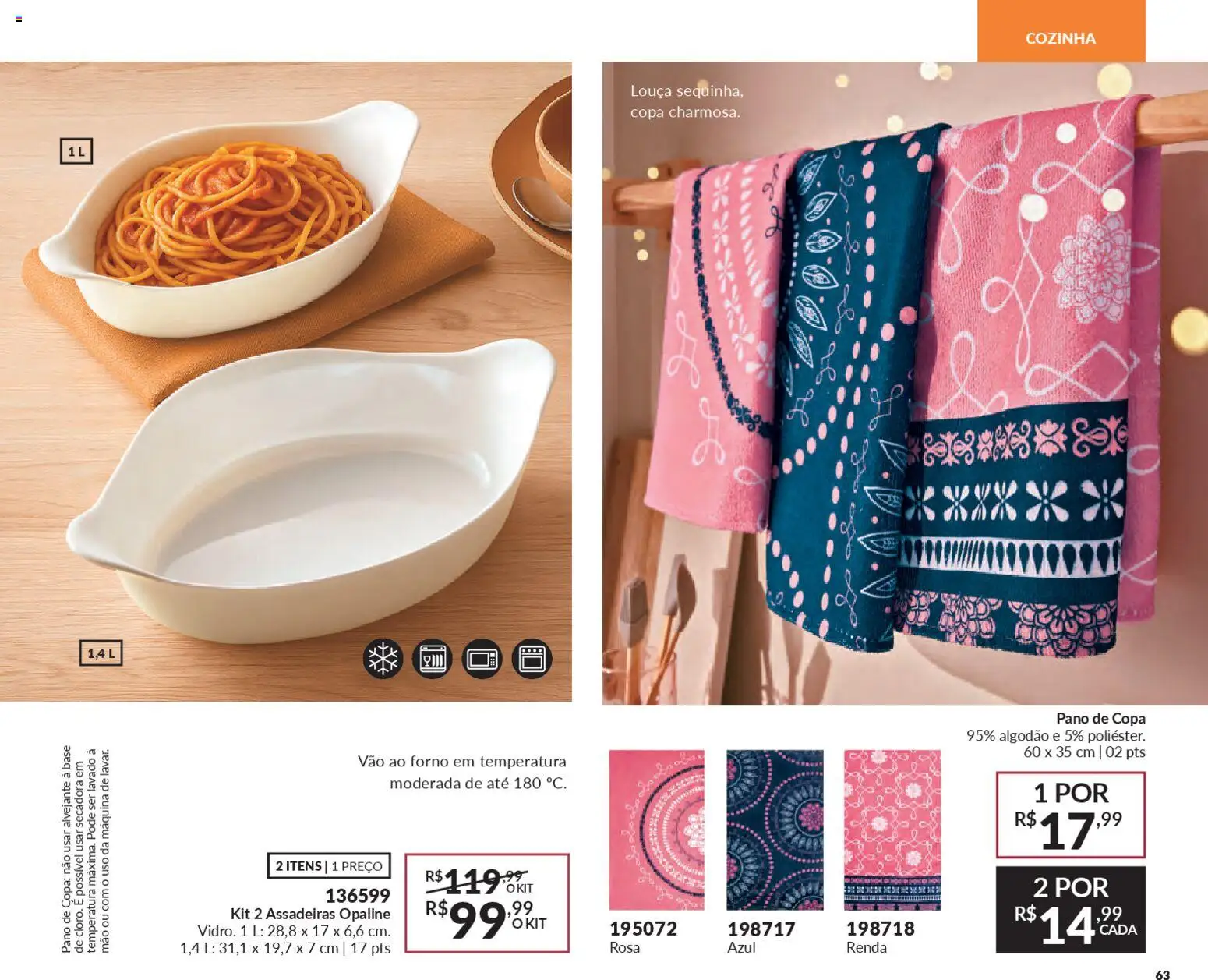 Avon Folheto - válido de 21.11.2025 | Página: 63 | Produtos: Forno, Alvejante, Copa, Algodão
