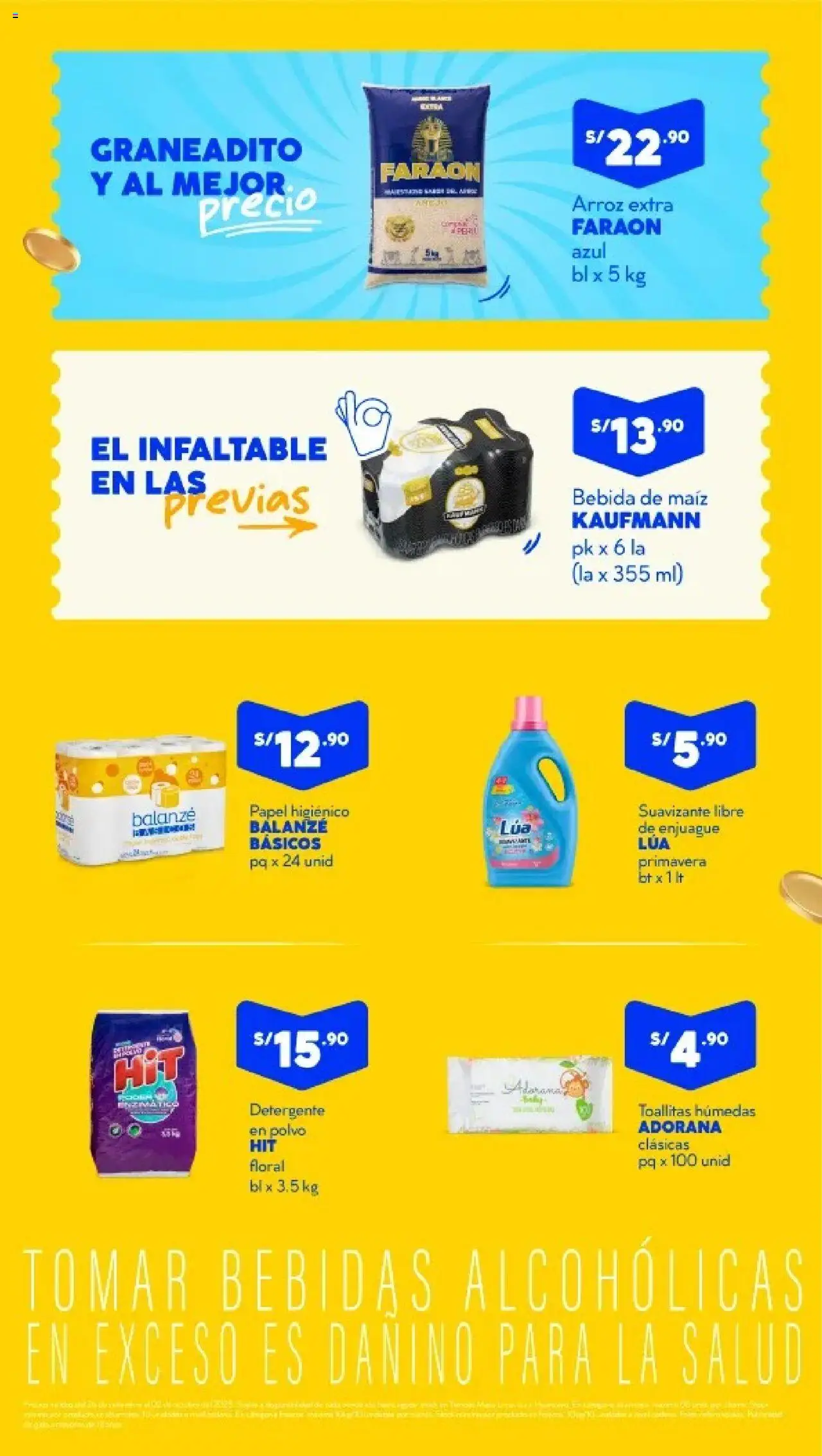 Catálogo Mass válido desde 26.09.2025 | Página: 2 | Productos: Detergente, Arroz, Polvo