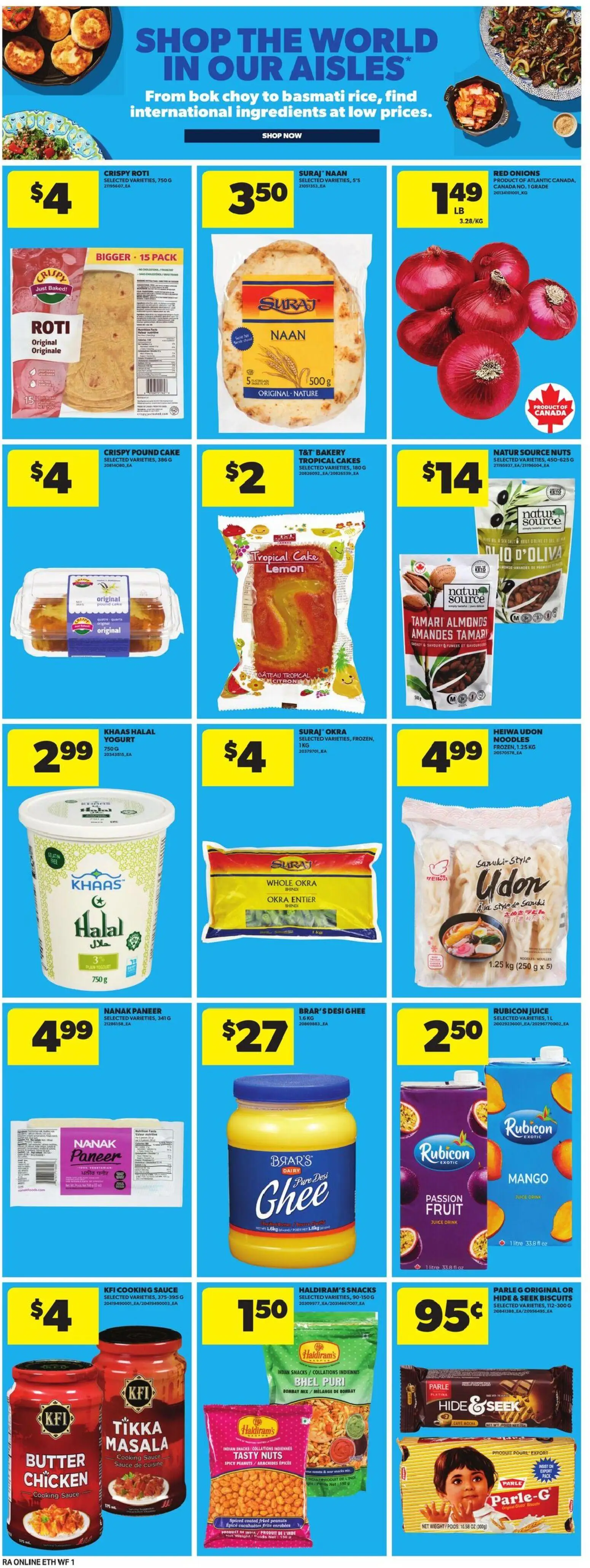 Atlantic Superstore flyer valid from 01.01.2026 | Page: 15 | Products: Noodles, Nuts, Bakery, Chicken