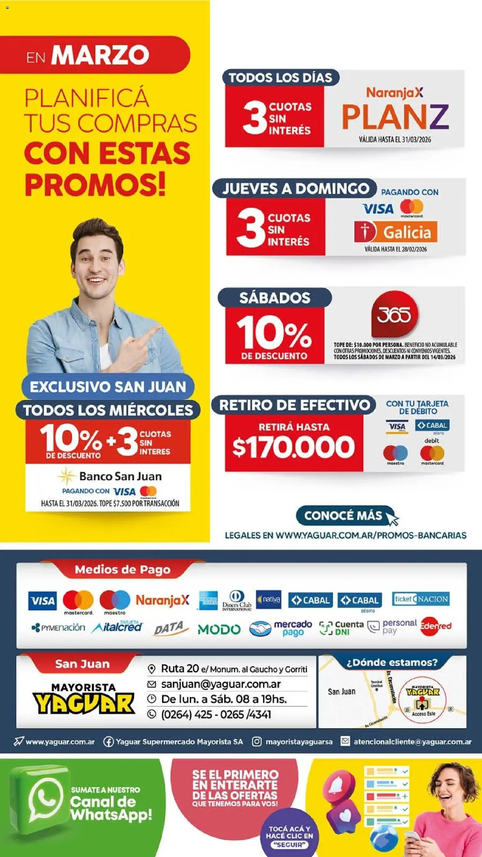 Yaguar - Oferta Semanal San Juan │ válido desde el 23.03.2026 | Página: 18 | Productos: Banco
