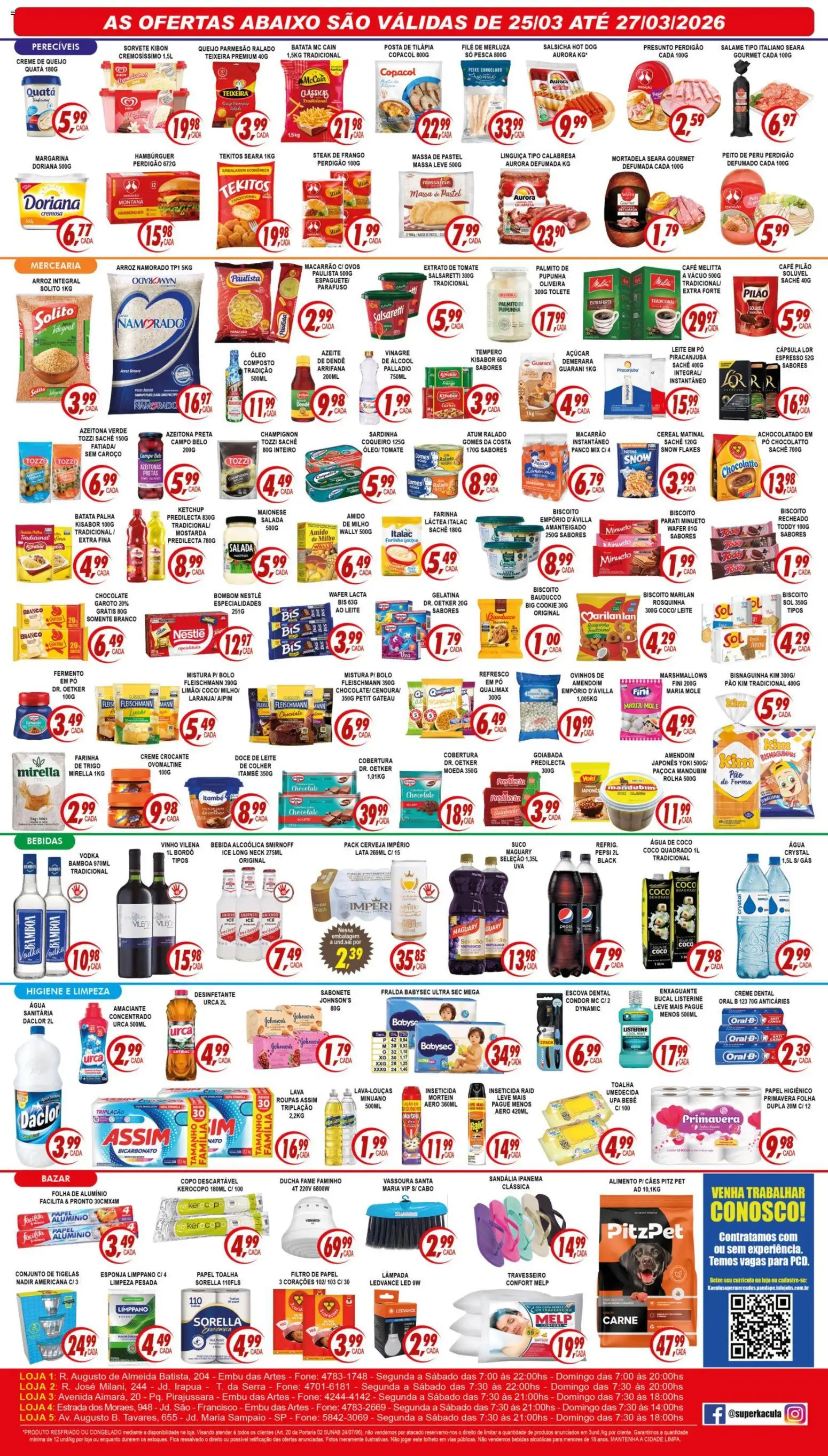 Kaçula Folheto - válido de 25.03.2026 | Página: 2 | Produtos: Água de coco, Óleo, Bolo, Margarina