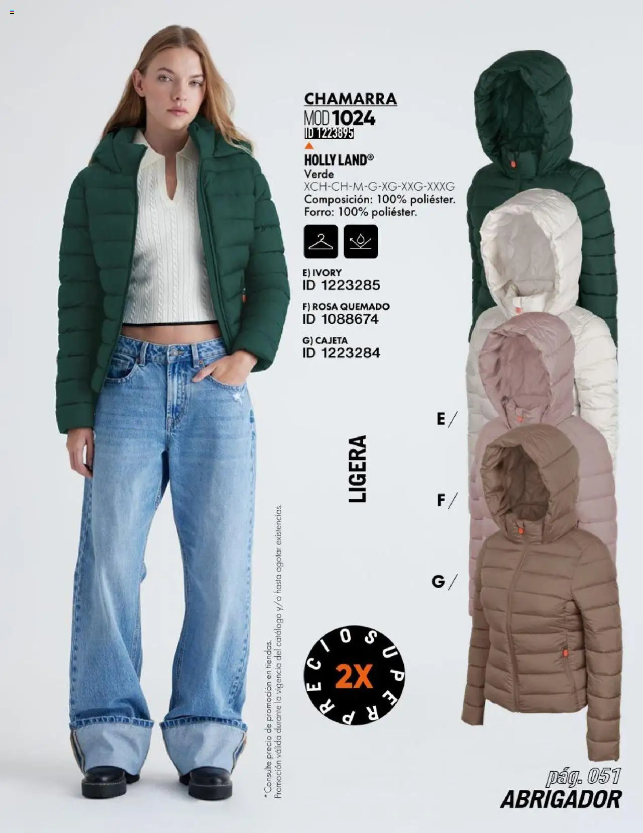 Nuevas ofertas de Price Shoes válidas en toda la República Mexicana desde el 18.09.2025. ¡Encuentra las mejores ofertas en Price Shoes - Cátalogo Abrigador ! | Página: 51 | Productos: Chamarra