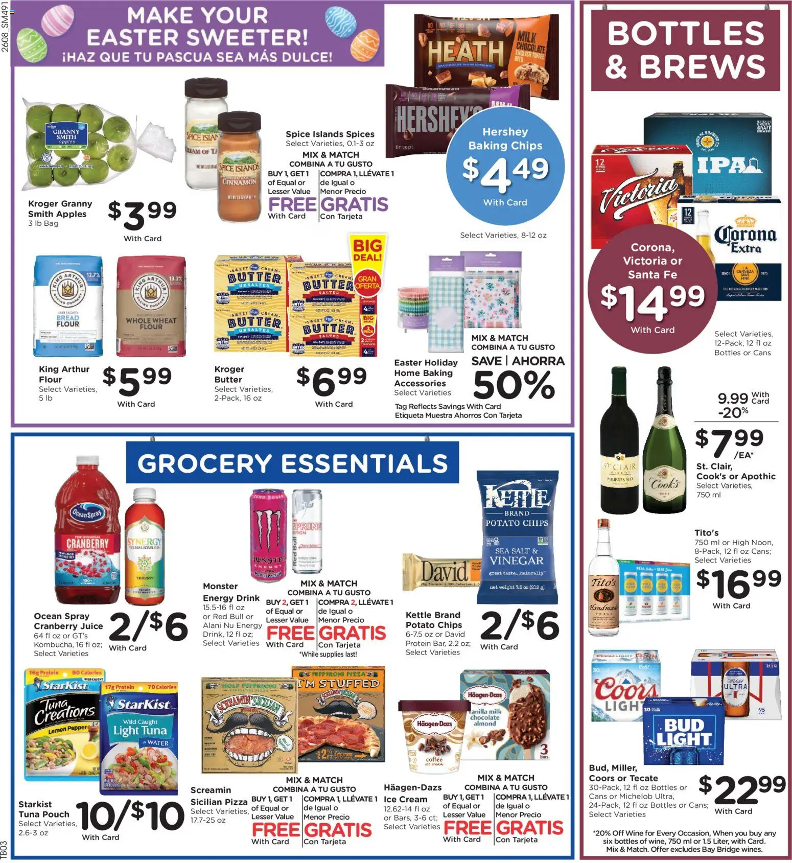 Smith's Weekly Ad - valid from 25.03.2026 | Page: 6 | Products: Butter, Pizza, Spices, Salt