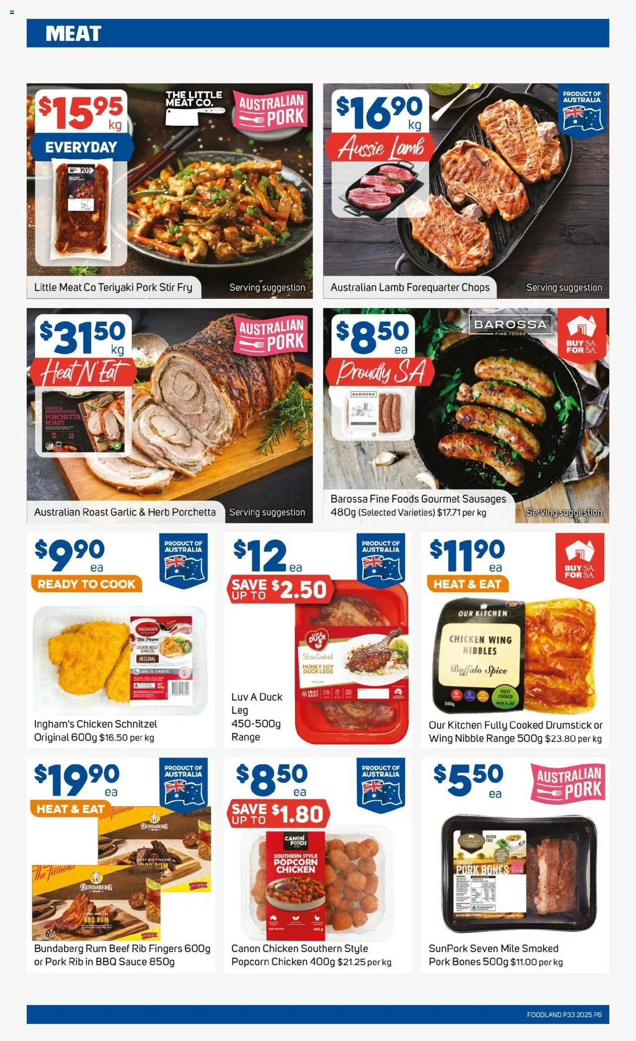 Foodland catalogue - valid from 13.08.2025 | Page: 6 | Products: Duck, Honey, Lamb, Meat