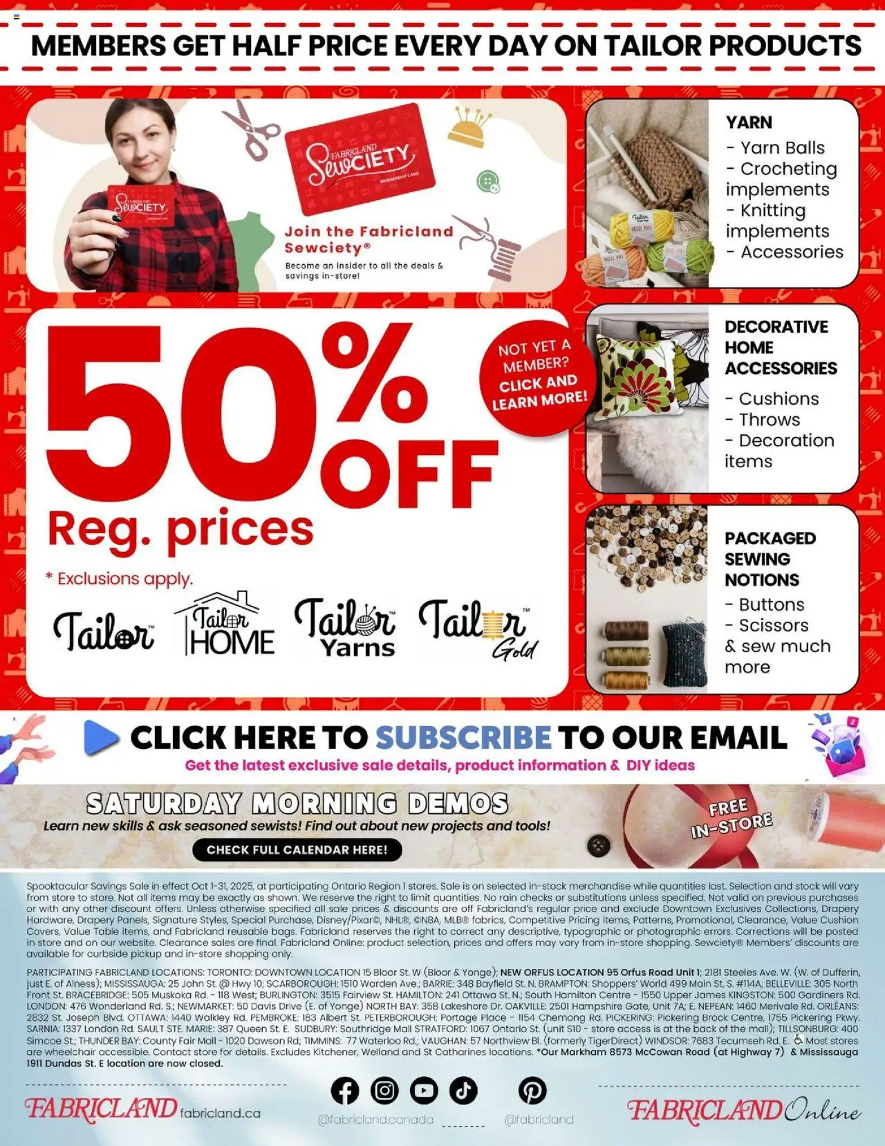 Fabricland flyer valid from 01.10.2025 | Page: 15