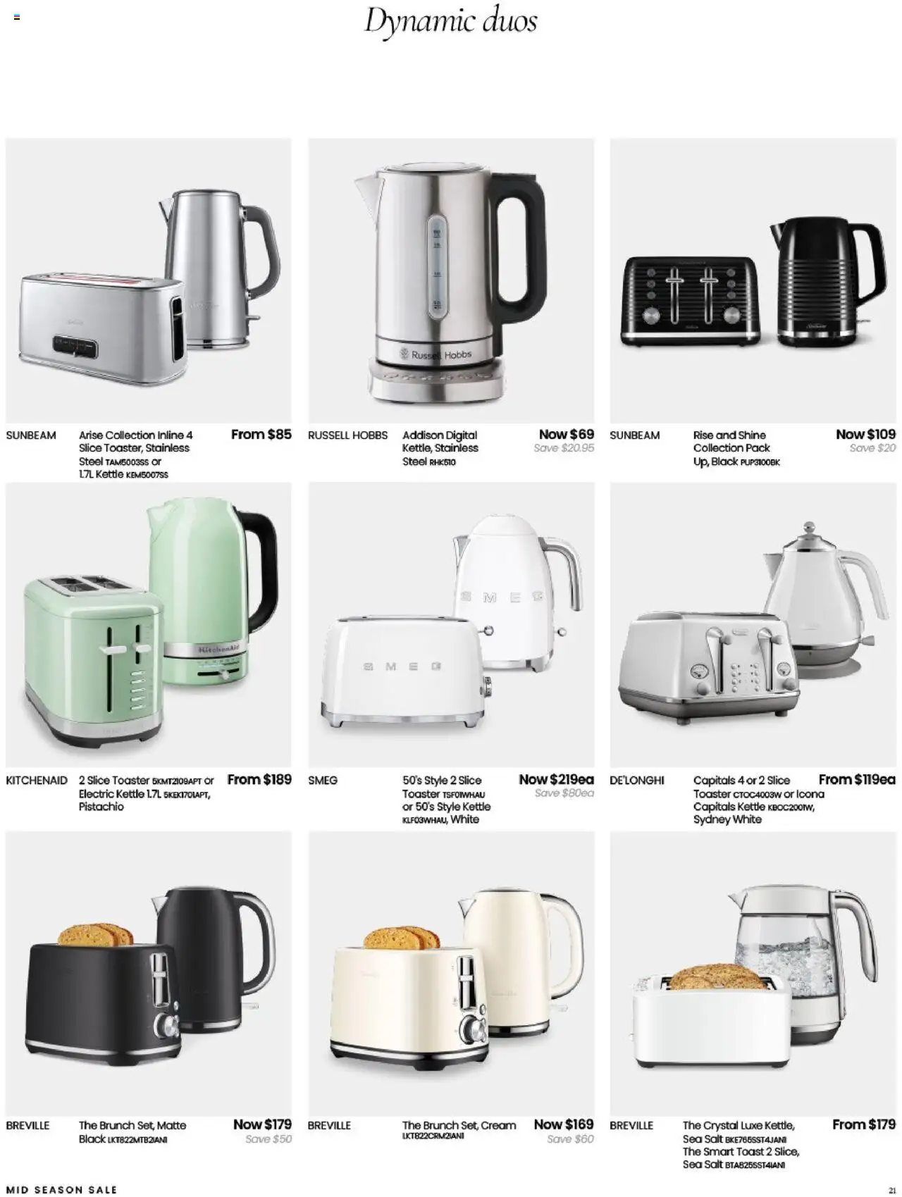 Myer catalogue - valid from 10.09.2025 | Page: 21 | Products: Cream, Digital, Kettle, Toaster