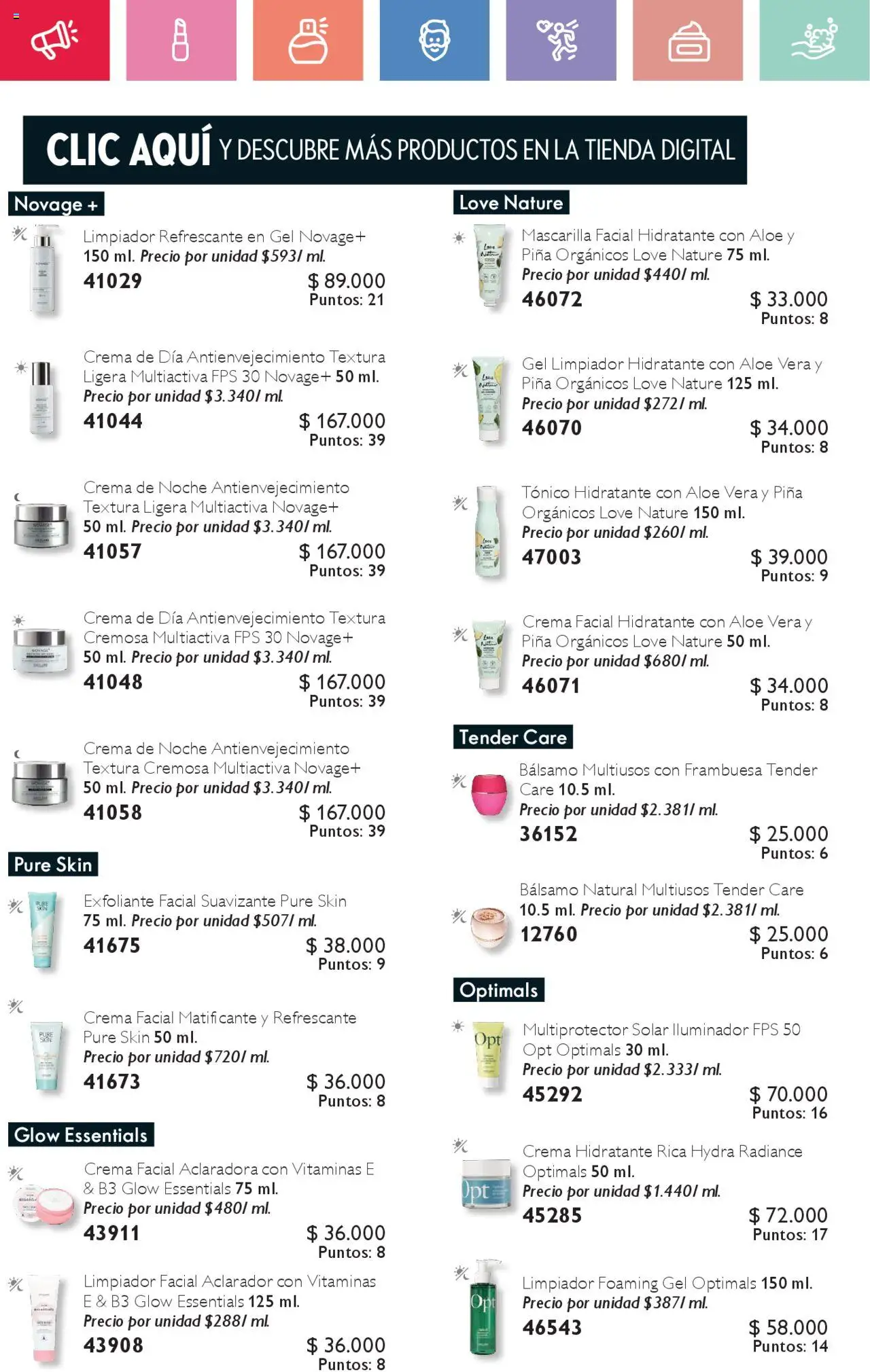 Oriflame revista - valida desde el 02.08.2025 | Página: 50 | Productos: Crema, Iluminador, Limpiador, Vitaminas