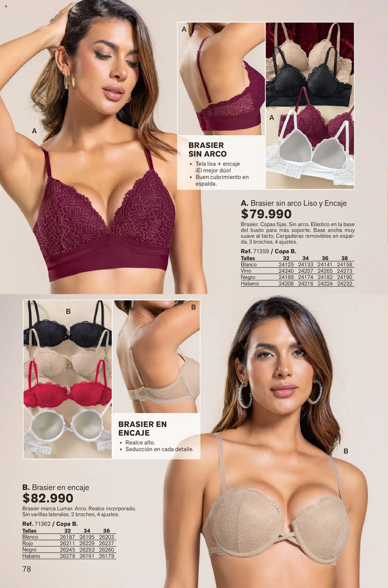Leonisa revista - valida desde el 01.02.2026 | Página: 78 | Productos: Brasier, Vino