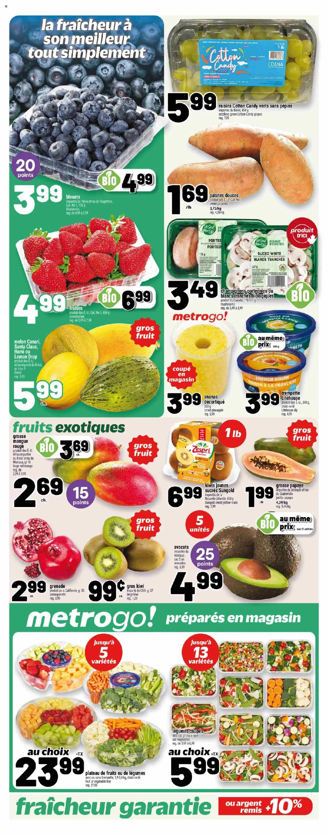 Metro flyer valid from 09.10.2025 | Page: 7 | Products: Pineapple, Kiwi, Potatoes, Table