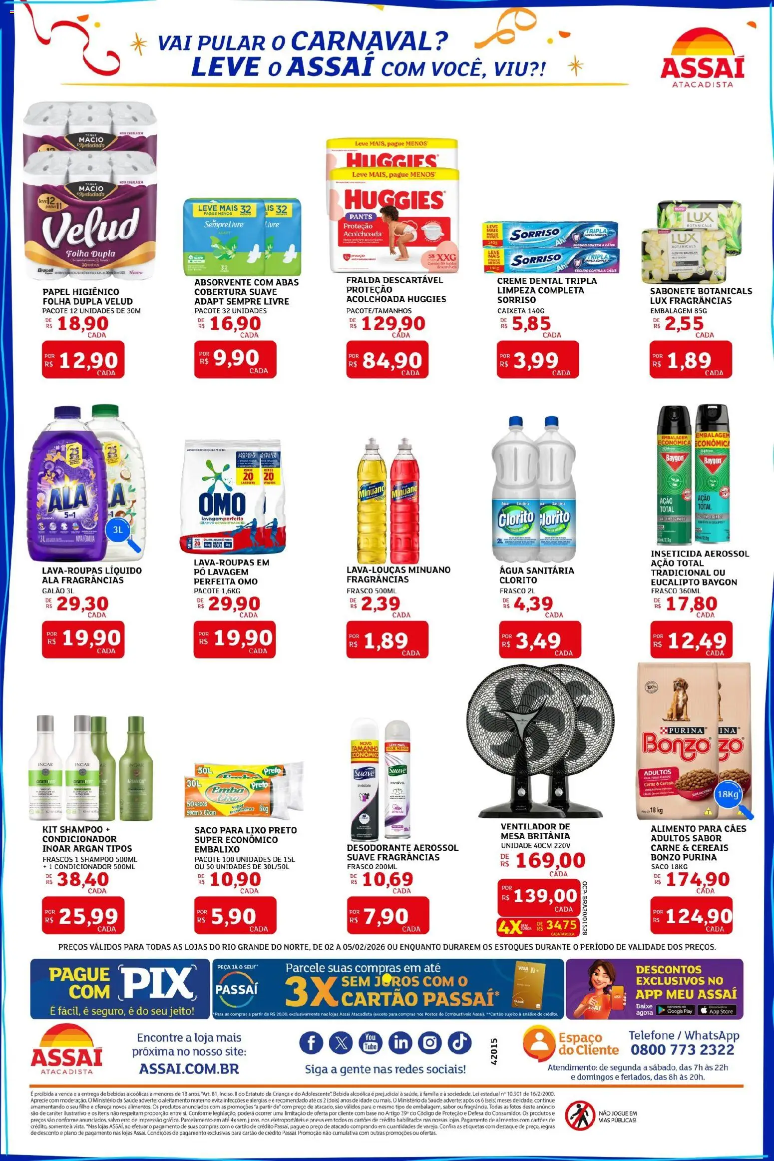 Assaí Atacadista Folheto - válido de 02.02.2026 | Página: 4
