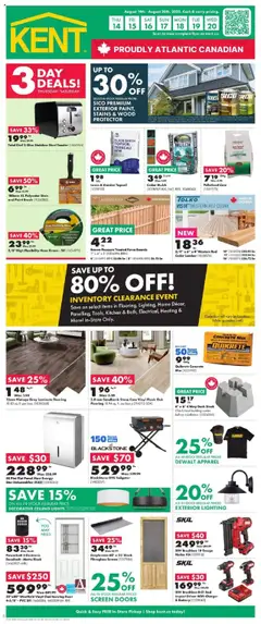 Preview of Kent weekly flyer / circulaire from shop Kent valid from 14.08.2025