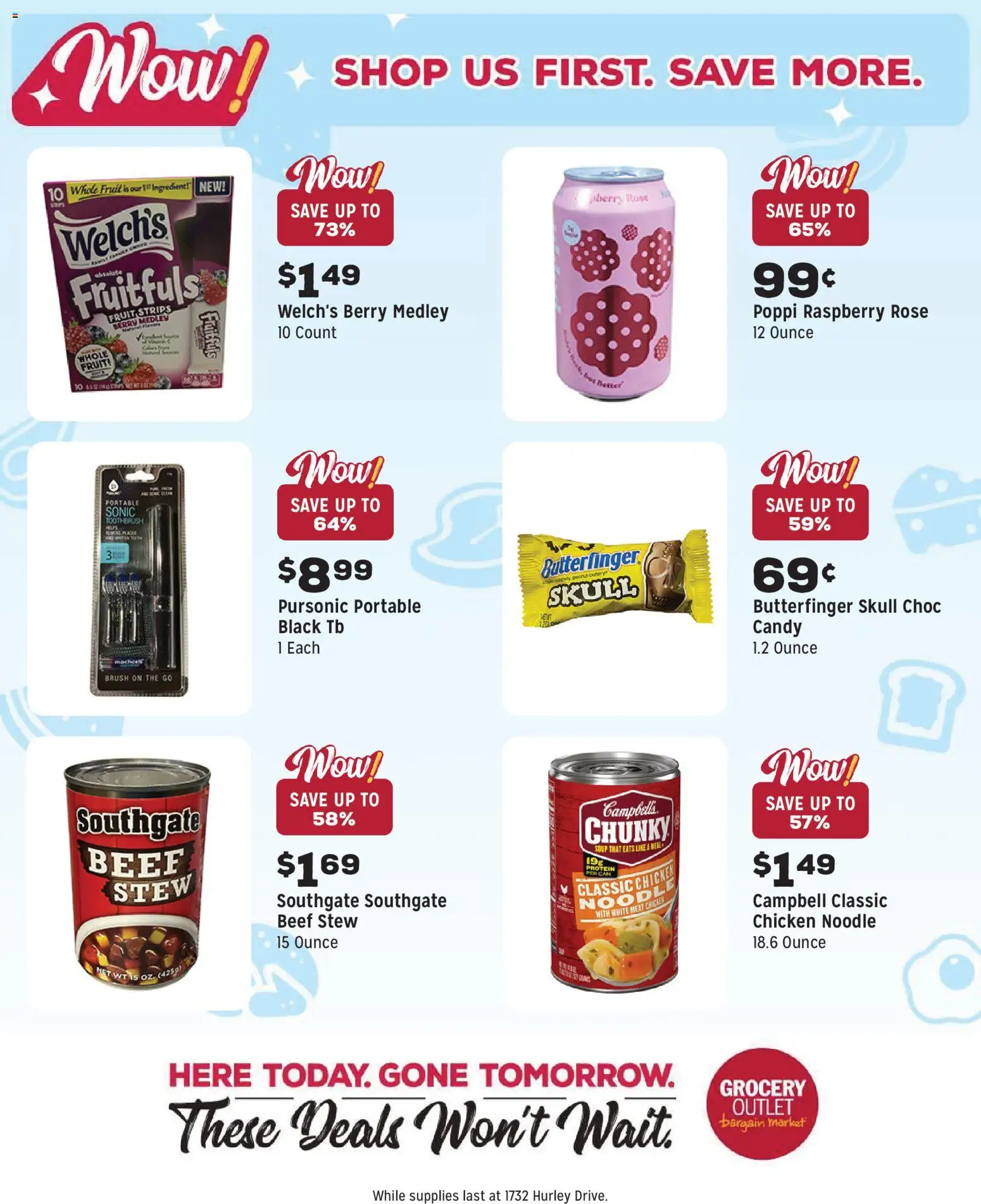 Grocery Outlet Weekly Ad - ID - valid from 12.11.2025 | Page: 9 | Products: Brush, Toothbrush, Beef, Raspberry