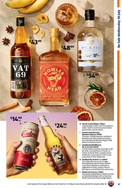 Aldi catalogue - valid from 30.07.2025 | Page: 17 | Products: Light, Gin, Whiskey, Scotch