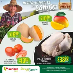 Vista previa de Soriana - Martes y Miércoles del Campo Súper: Saltillo, nuevo folleto de la tienda, válido en México a partir del 22.07.2025