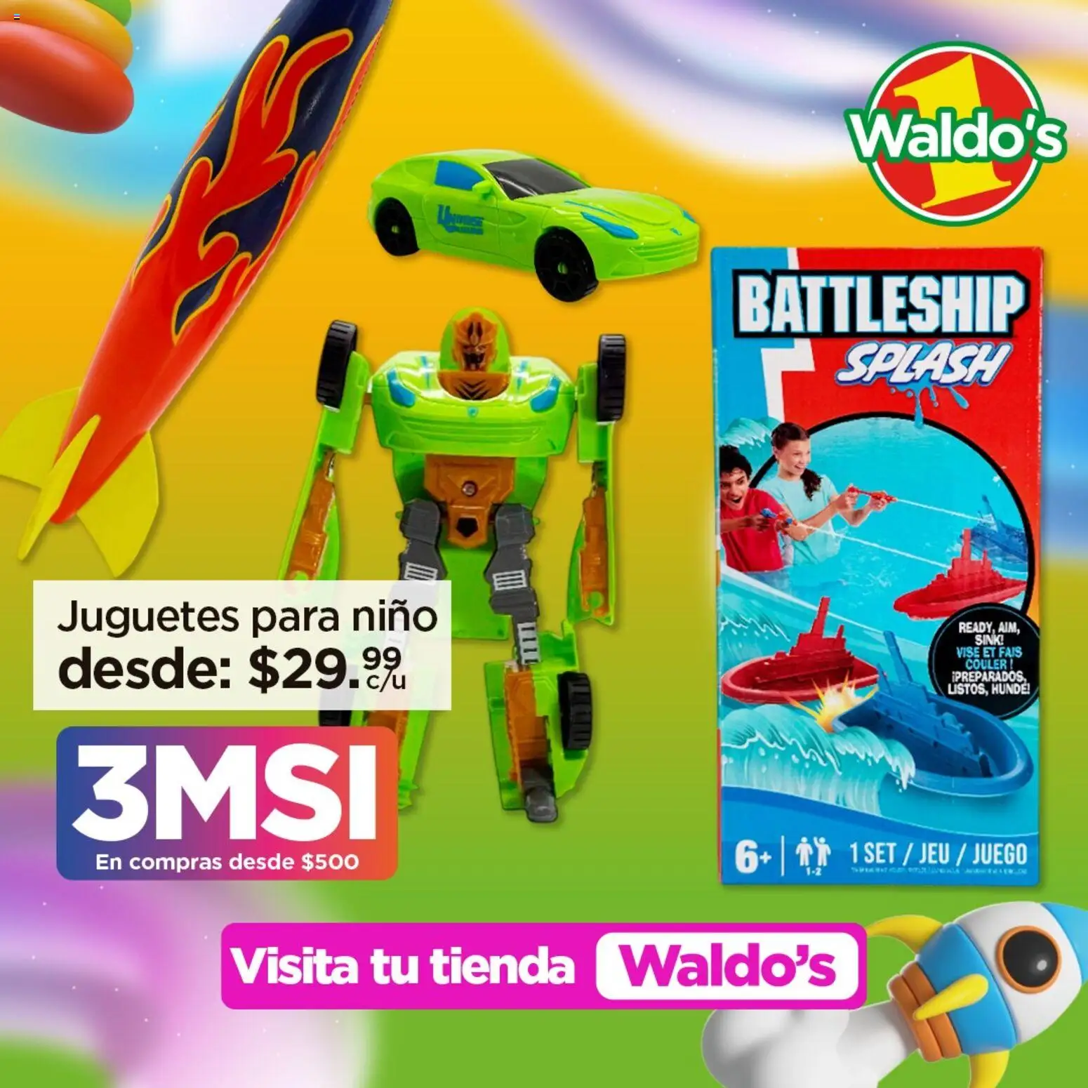 Nuevas ofertas de Waldo's válidas en toda la República Mexicana desde el 16.04.2026. ¡Encuentra las mejores ofertas en Waldo's catálogo! | Página: 5 | Productos: Juego