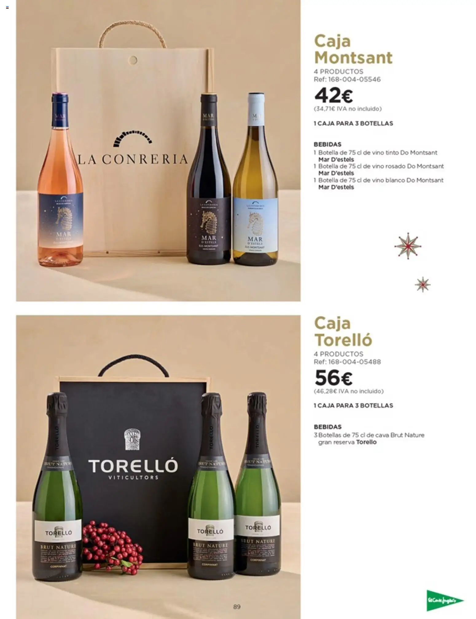 Nuevas ofertas de El Corte Inglés válidas en toda la República Mexicana desde el 03.10.2025. ¡Encuentra las mejores ofertas en El Corte Inglés catálogo Especial Cataluña! | Página: 89 | Productos: Cava, Botella, Vino, Caja